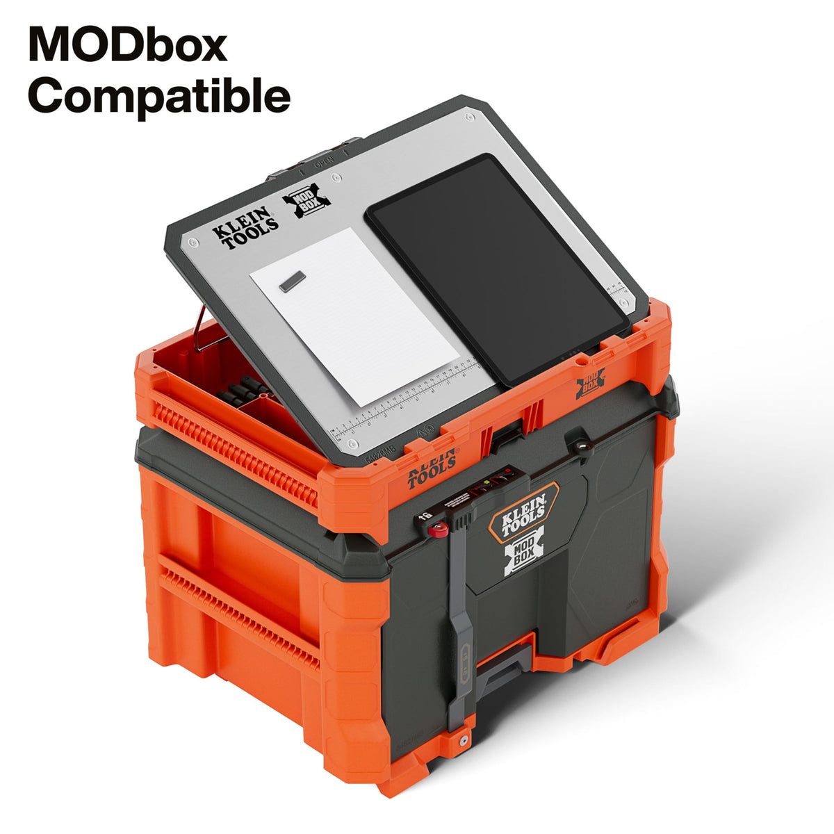 Klein Tools 54826MB MODbox Tray Work Top Portable Worktop - Premium Selection Official Imagery - 8