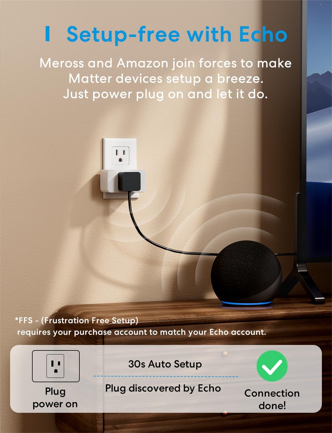 meross Matter Smart Plug Energy Monitoring Standby Killer - meross Official Imagery - 5