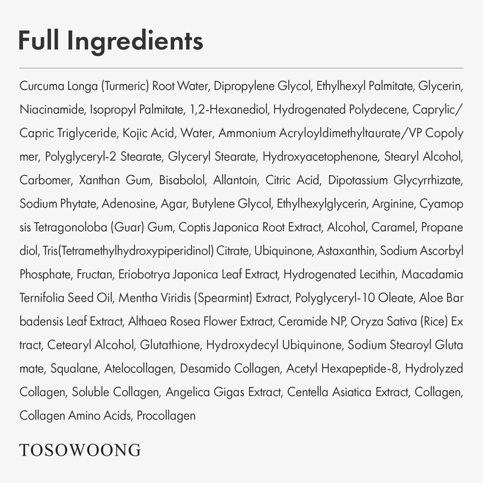 TOSOWOONG Kojic Acid Turmeric Cream for Dark Spots &amp; - TOSOWOONG