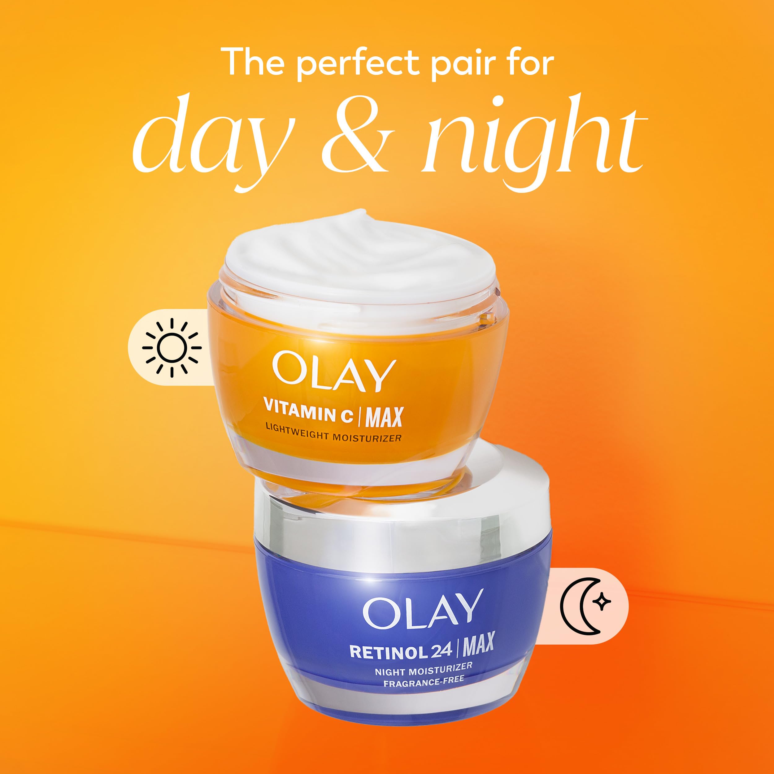 Olay, Vitamin C MAX Face Moisturizer, Brightening Cream for - Olay