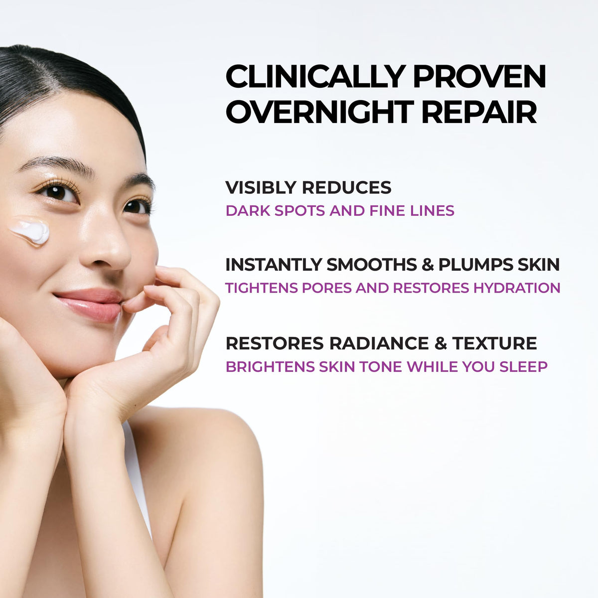 JUMISO Niacinamide Overnight Sleeping Mask Capsule Cream - JUMISO Official Imagery - 4