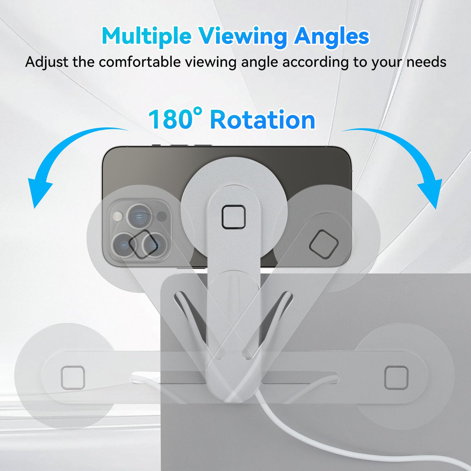 aceyoon Magnetic Wireless Charger Phone Mount for Laptop & Tesla