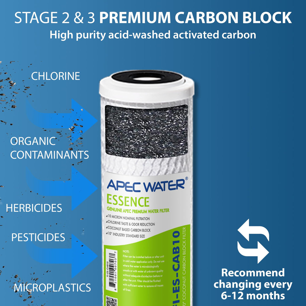 APEC Water FILTER SET ES Replacement Reverse Osmosis Pre - APEC WATER Official Imagery - 5