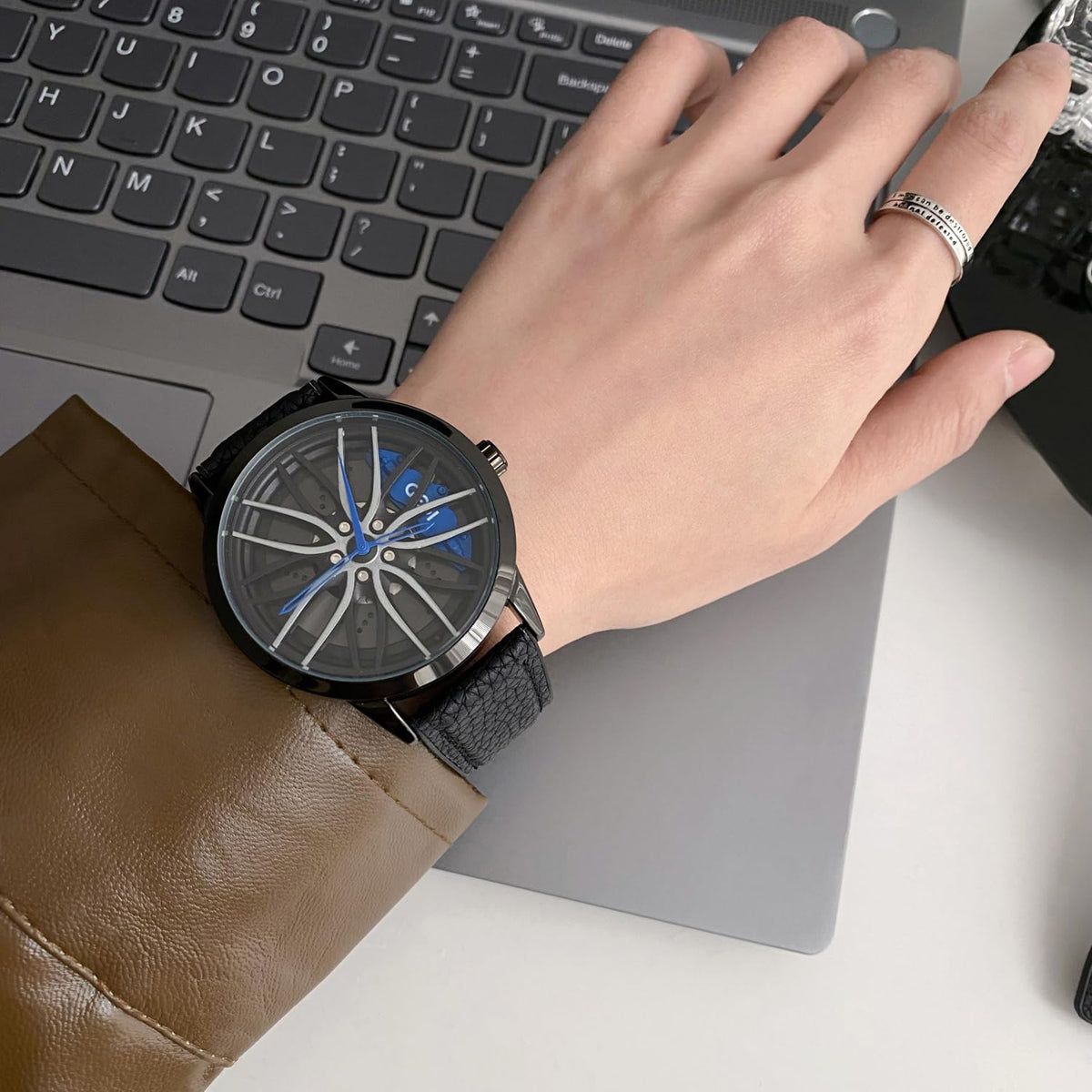 FANMIS Men s Creative 3D Car Wheel Watches Rim Hub Design - FANMIS Official Imagery - 3