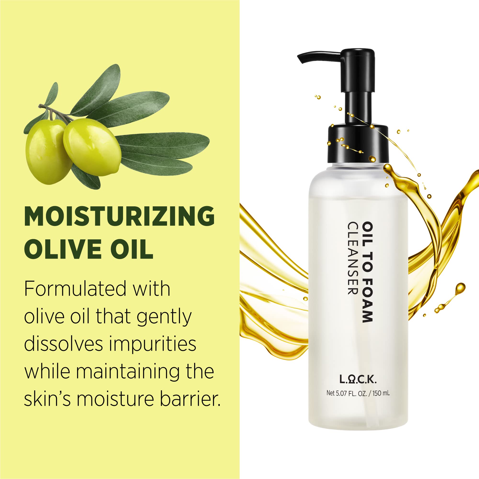 L.O.C.K. Oil To Foam Cleanser - L.O.C.K.