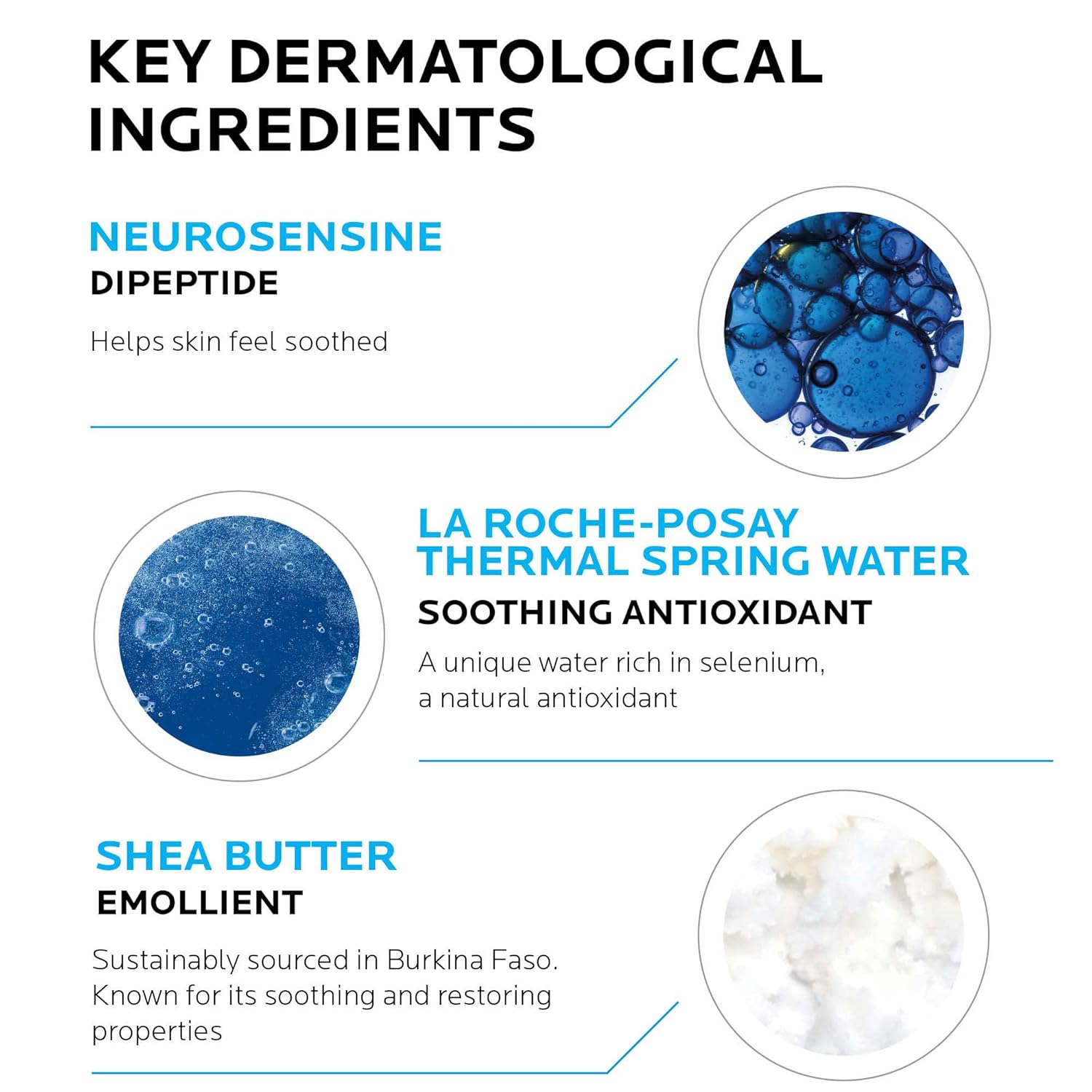 Elefair La Roche-Posay Toleriane Dermallergo Ultra Soothing Repair Face Moisturizer jar with white and blue packaging.