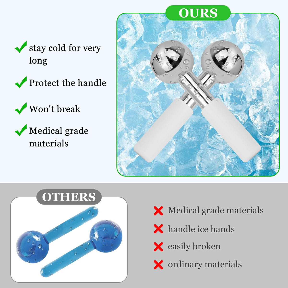 2PCS Jade Eye Mask Ice Globes Set for Face Eyes to Reduce - LazyGa Official Imagery - 8