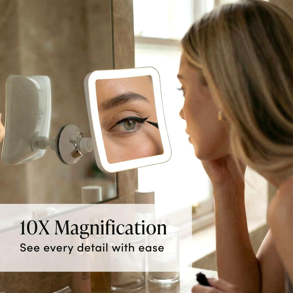 Fancii 10X Magnifying Lighted Makeup Mirror - Fancii Official Imagery - 5