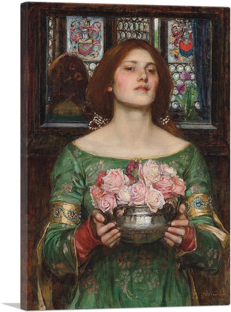 ARTCANVAS Gather ye Rosebuds While ye May Canvas Art Print - Product Imagery