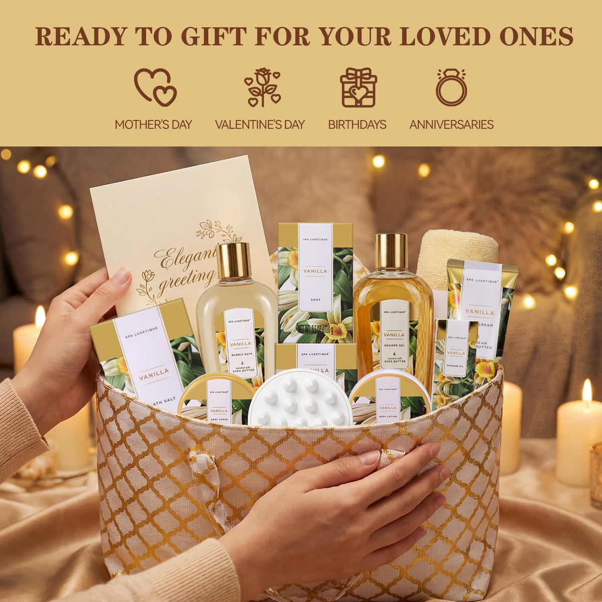 Gifts for Women Spa Luxetique Gift Baskets for Women 15 Pcs - spa luxetique Official Imagery - 7