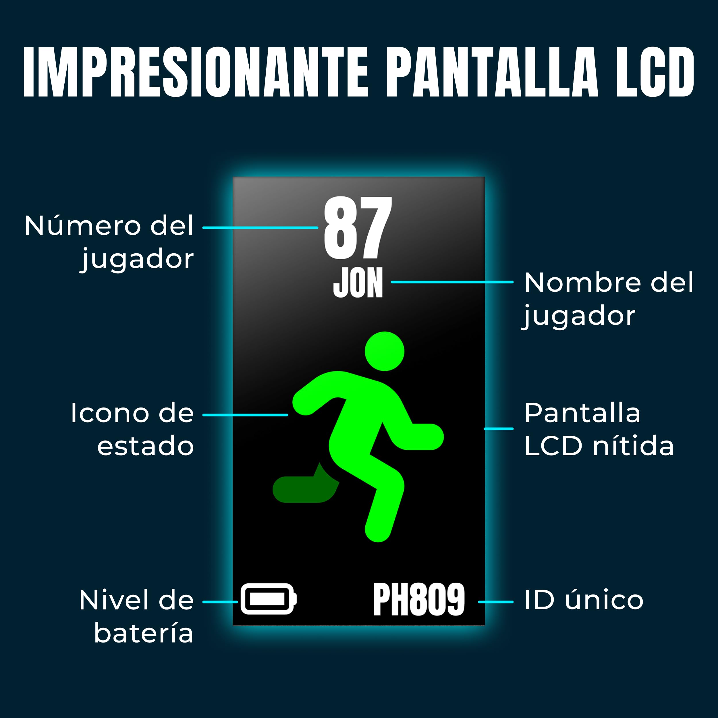 PitcheroGPS Soccer GPS Tracker Vest - 60 Days App Access Included - Pitchero Official Product View 6