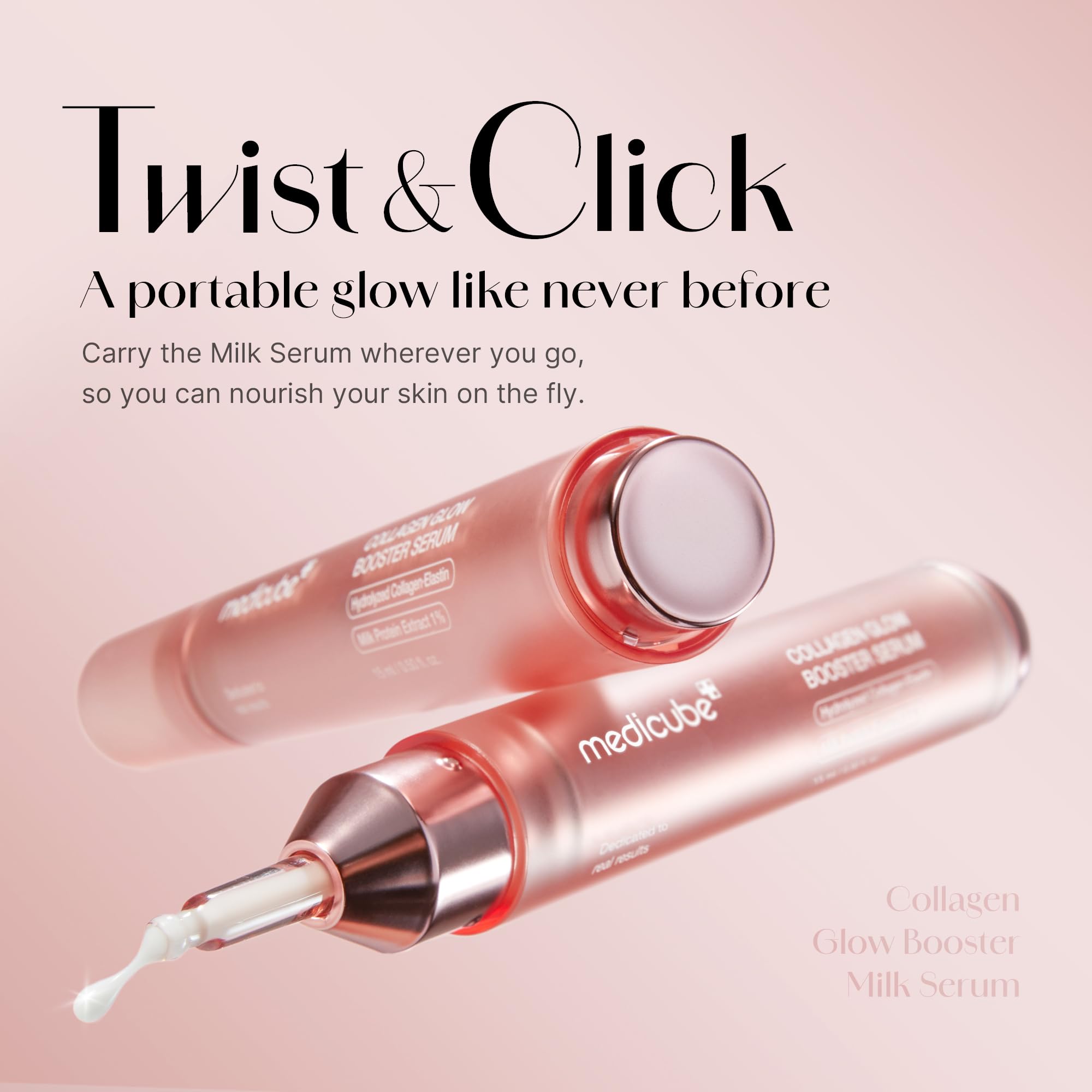 medicube Collagen Glow Booster Milk Twist &amp; Click Serum - medicube