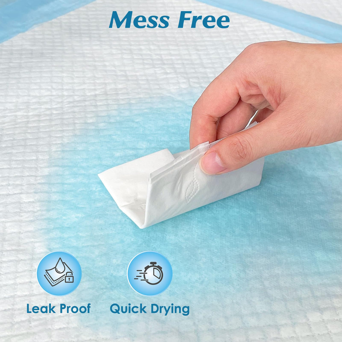 50 Count 30 x 36 Super Absorbency Disposable Underpads - Wowflash Official Imagery - 6