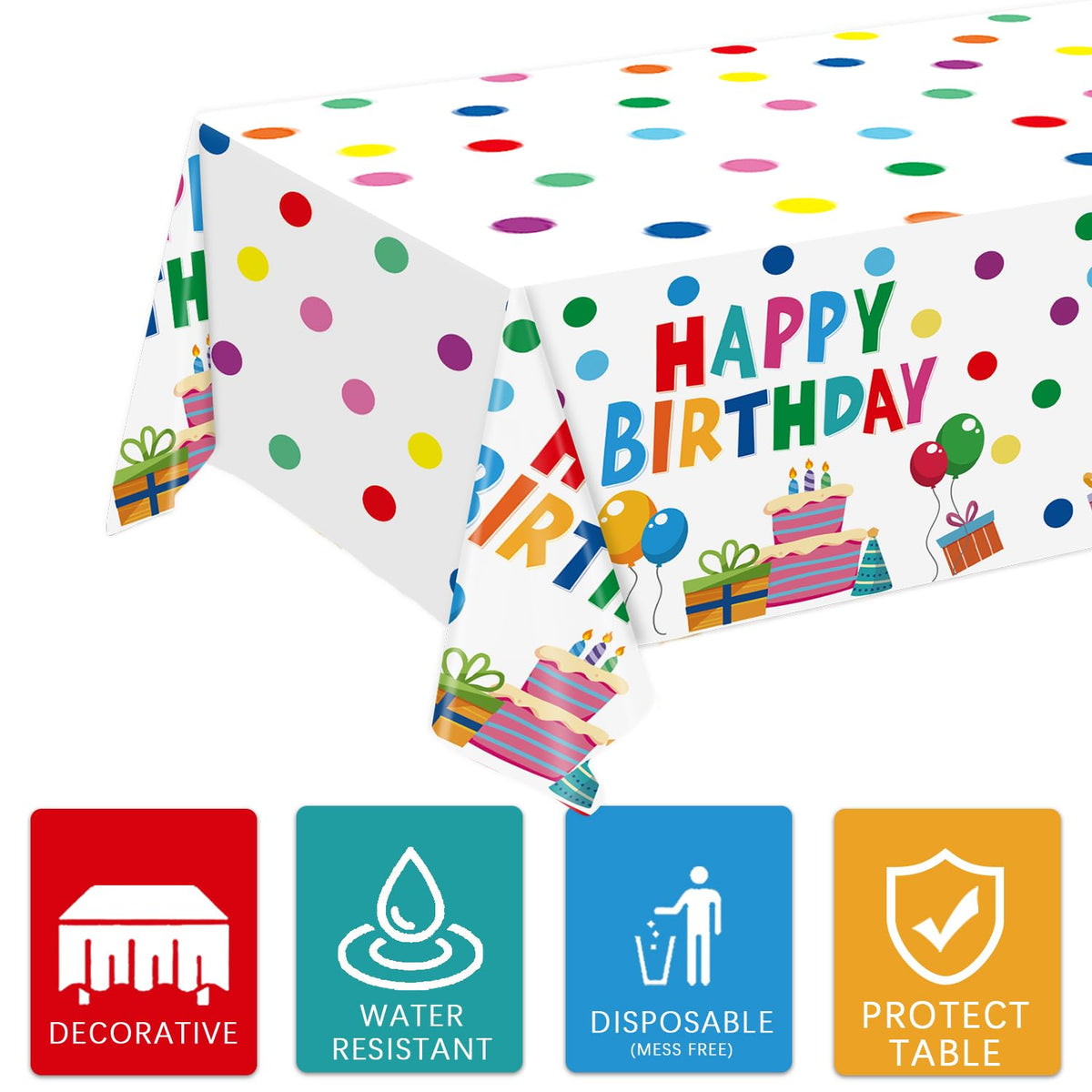 Happy Birthday Decorations - LINHAXM Official Imagery - 4