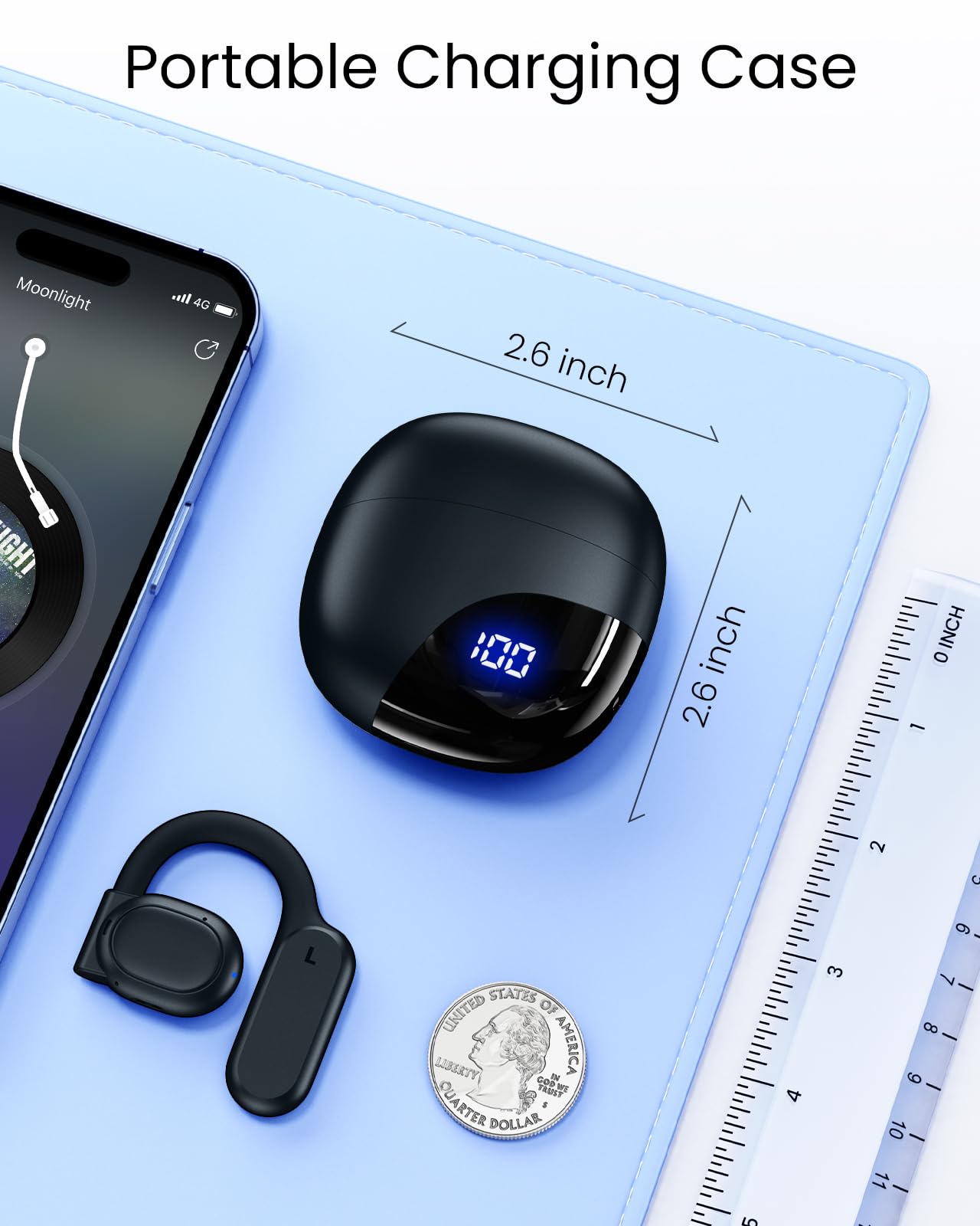 TAGRY AI Translation Earbuds Real Time 164 Languages 80H Playtime - TAGRY Official Product View 8