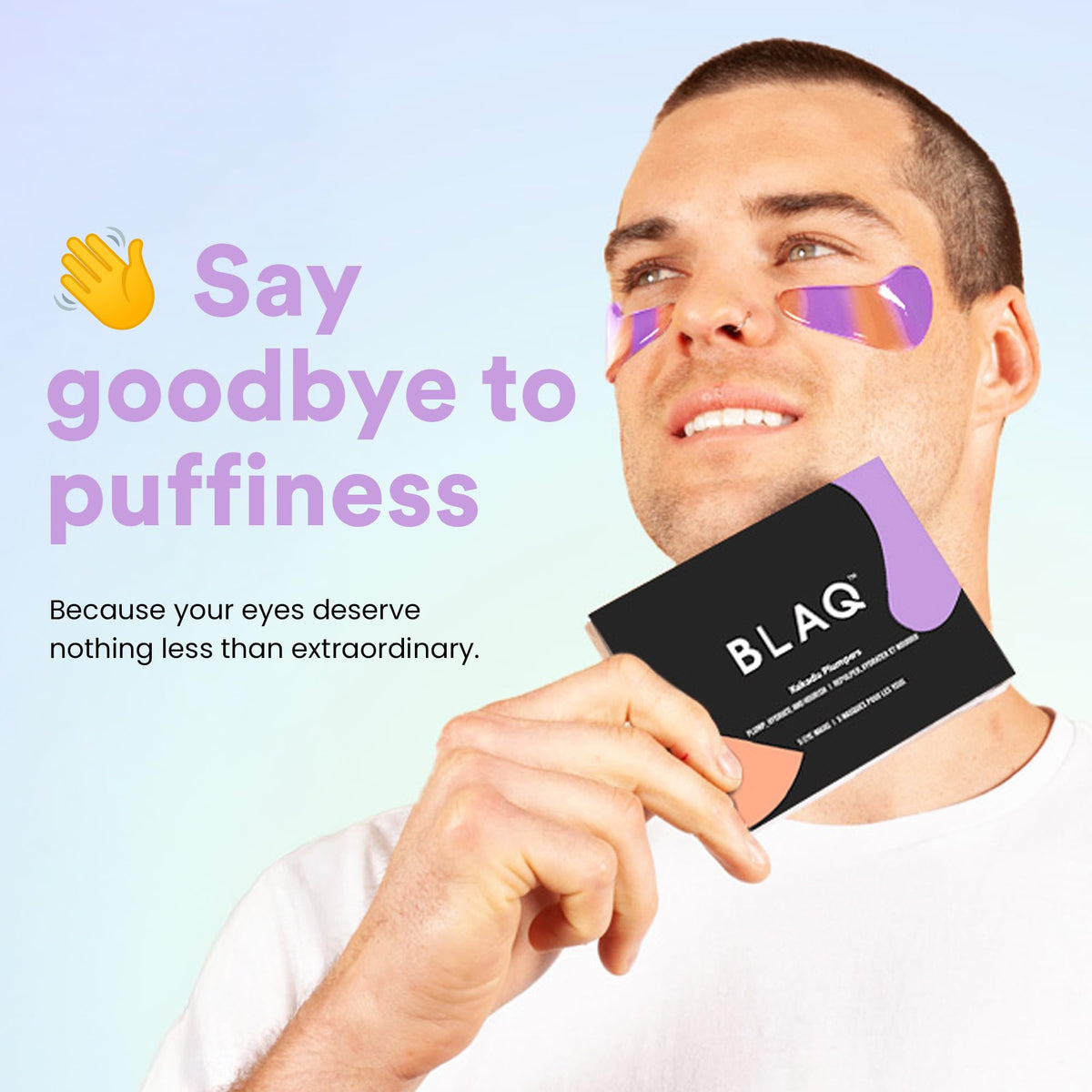 BLAQ Kakadu Plumpers Premium Under Eye Patches for Dark - BLAQ Official Imagery - 5