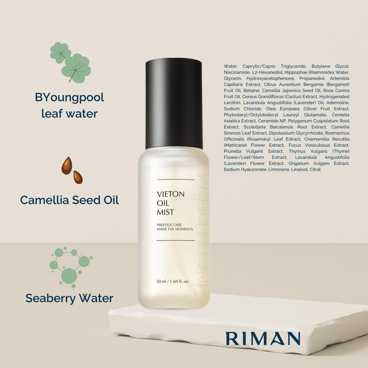 INCELLDERM Riman Vieton Oil Mist - INCELLDERM Official Imagery - 8