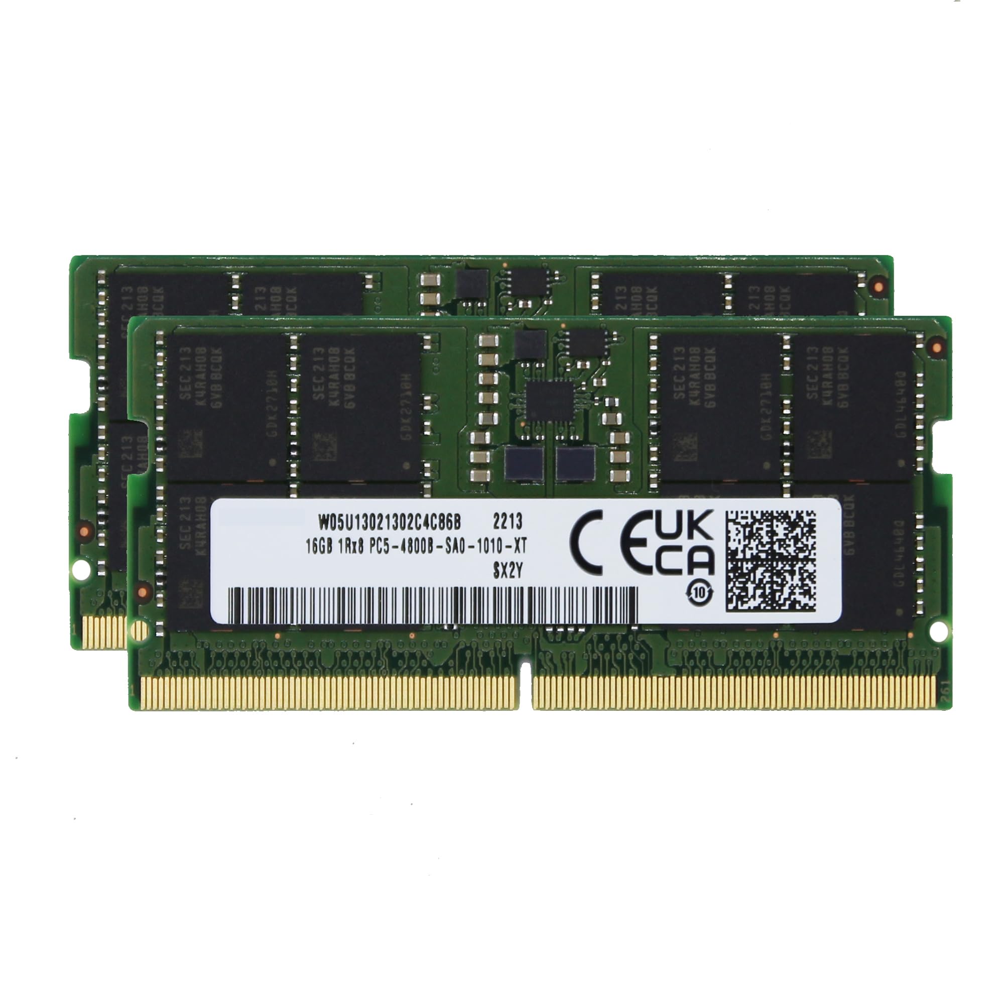 Factory original Adamanta 32GB DDR5 RAM module for MSI Katana GF66 laptop, 2x16GB 4800MHz SODIMM memory upgrade.