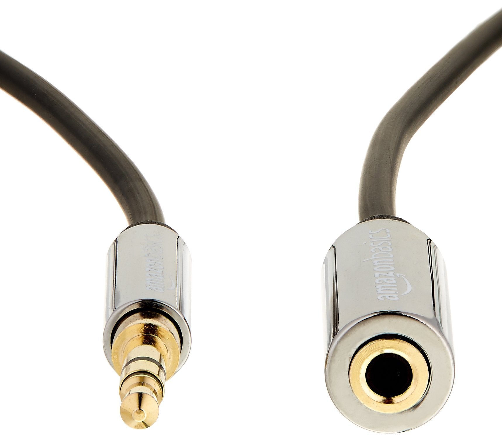 Amazon Basics 3.5mm Male to Female Stereo Audio Extension Cable f by Amazon Basics - Angle View 2