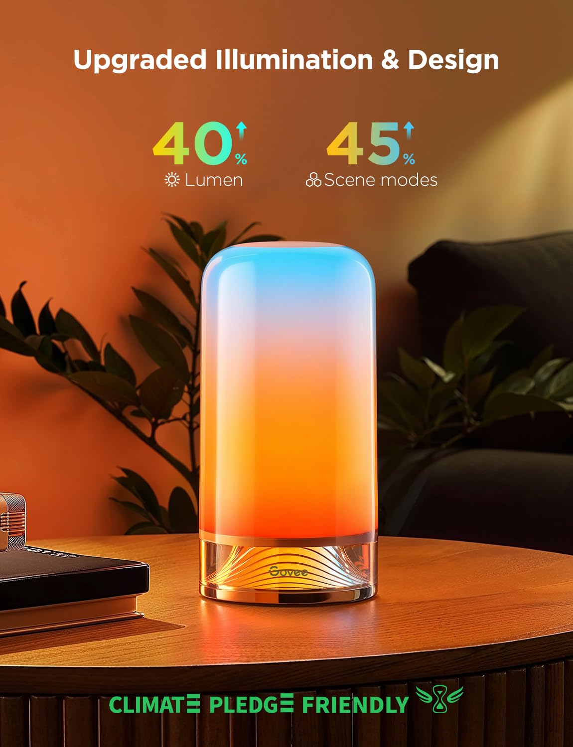Govee RGBIC Smart Table Lamp 2 Touch Bedside Small Table - Premium Selection Official Imagery - 3