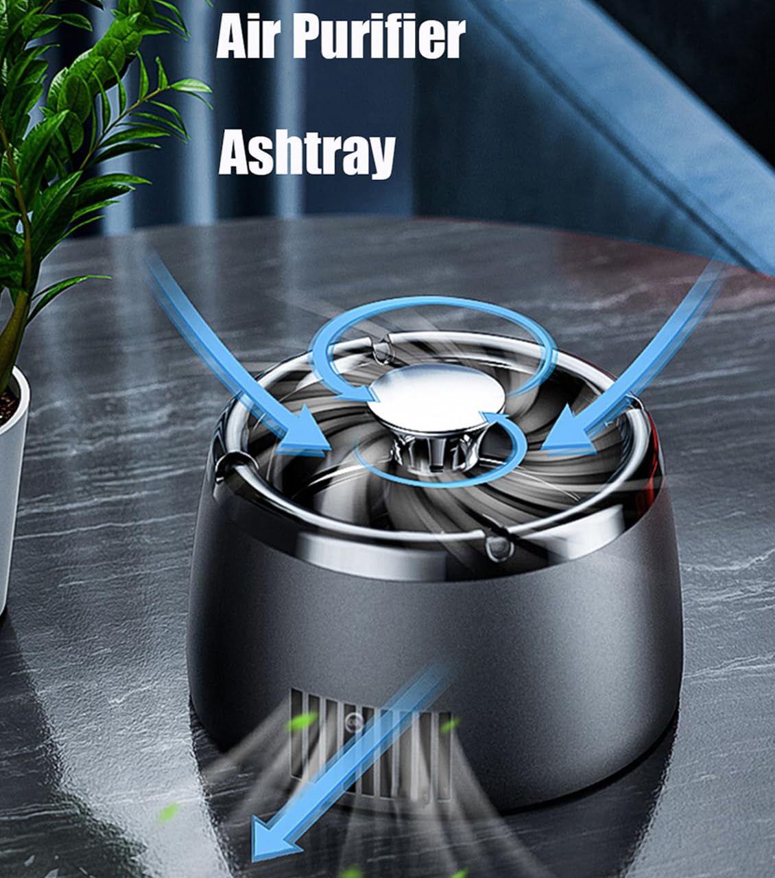 Smokeless Ashtray Smoke Removing Ash Tray Multifunctional 2 - AJINIEHJ Official Imagery - 4