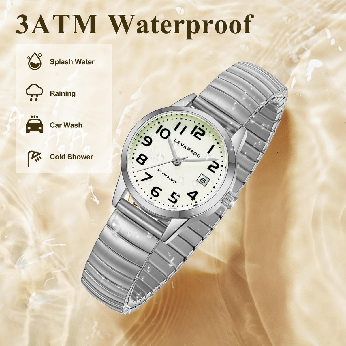 Gold Watches for Women Small Wrist Ladies Stainless Steel - VTAIGE Official Imagery - 5