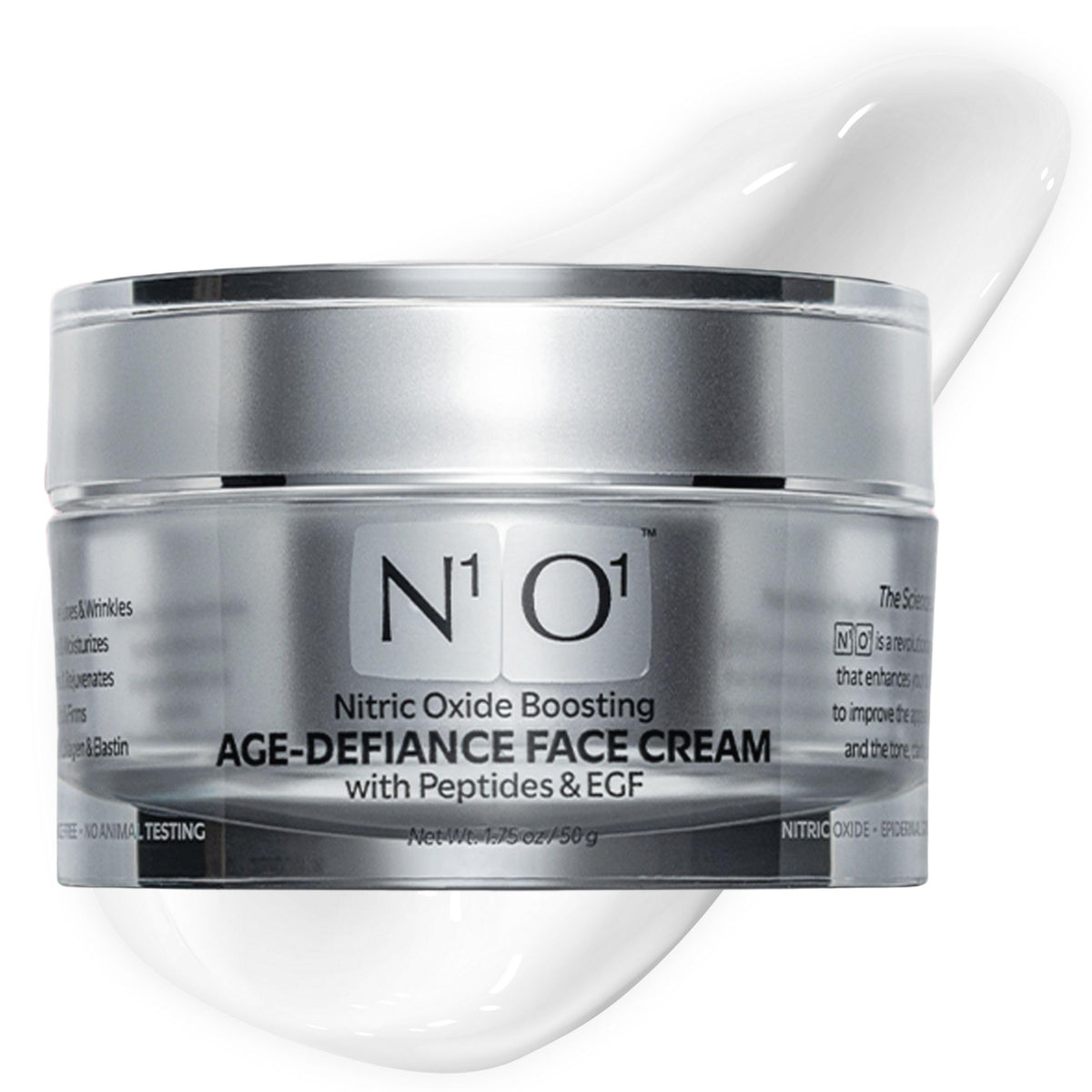 N1O1 Nitric Oxide Face Cream Anti Aging Skincare Routine 1 - N1O1 Official Product Imagery - 1