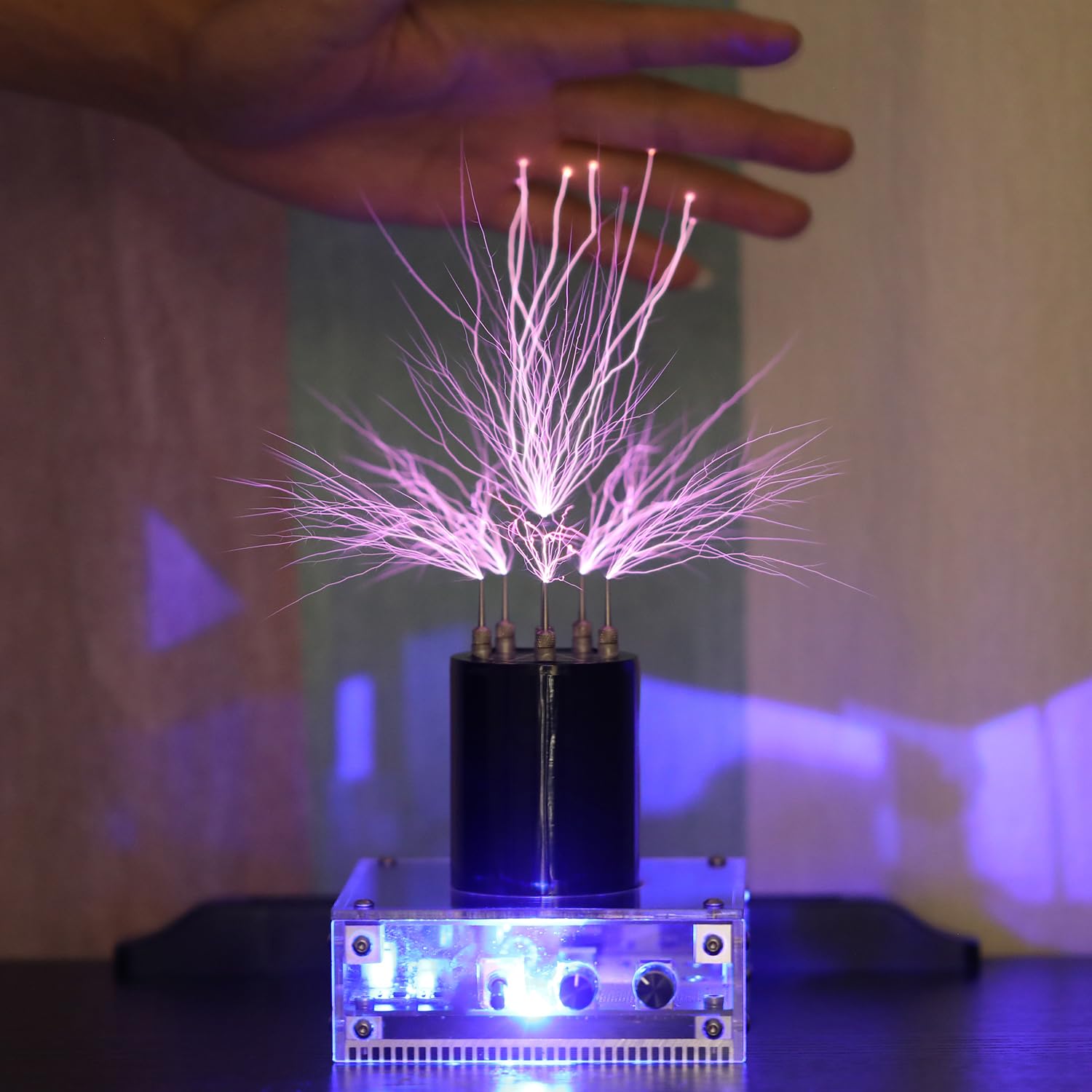 JZENT Bluetooth Music Tesla Coil SSTC Wireless Transmission Model JE-1 - View 4