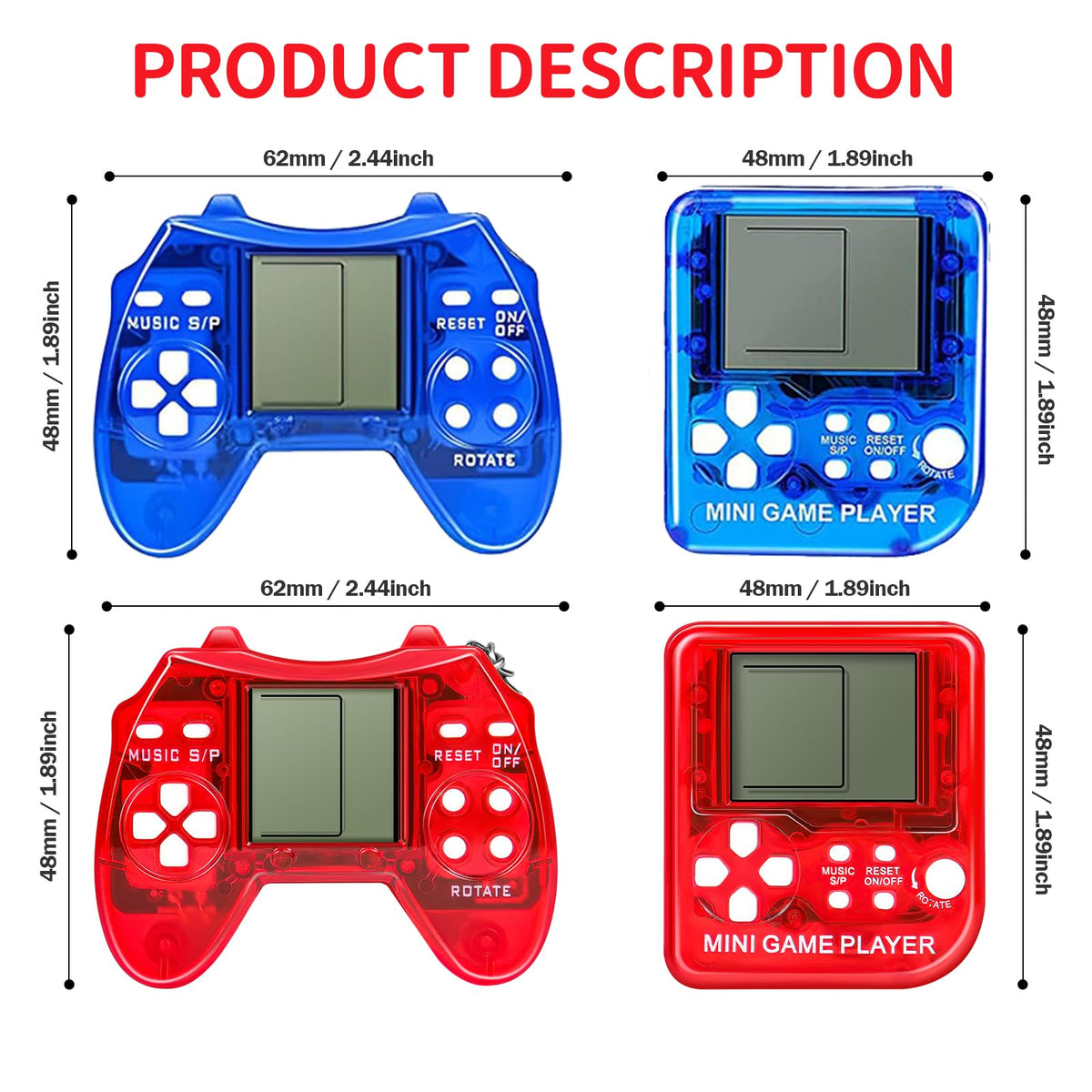 SSRMX 18Pcs Video Game Party Favors for Kids Arcade Video - SSRMX Official Imagery - 4