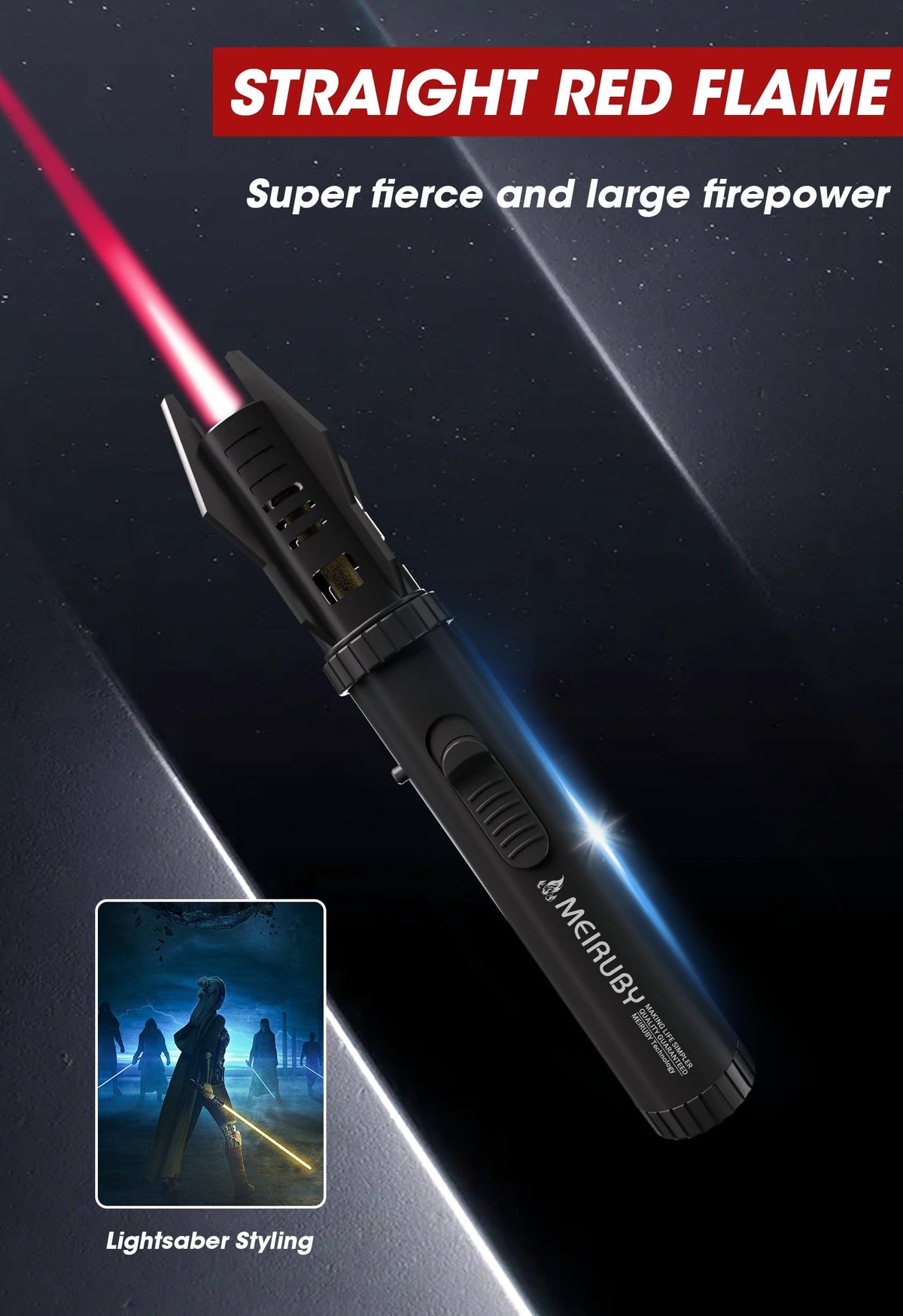 Gifts for Men Dad Adults Lightsaber Torch Lighter Flame - MEIRUBY Official Imagery - 7