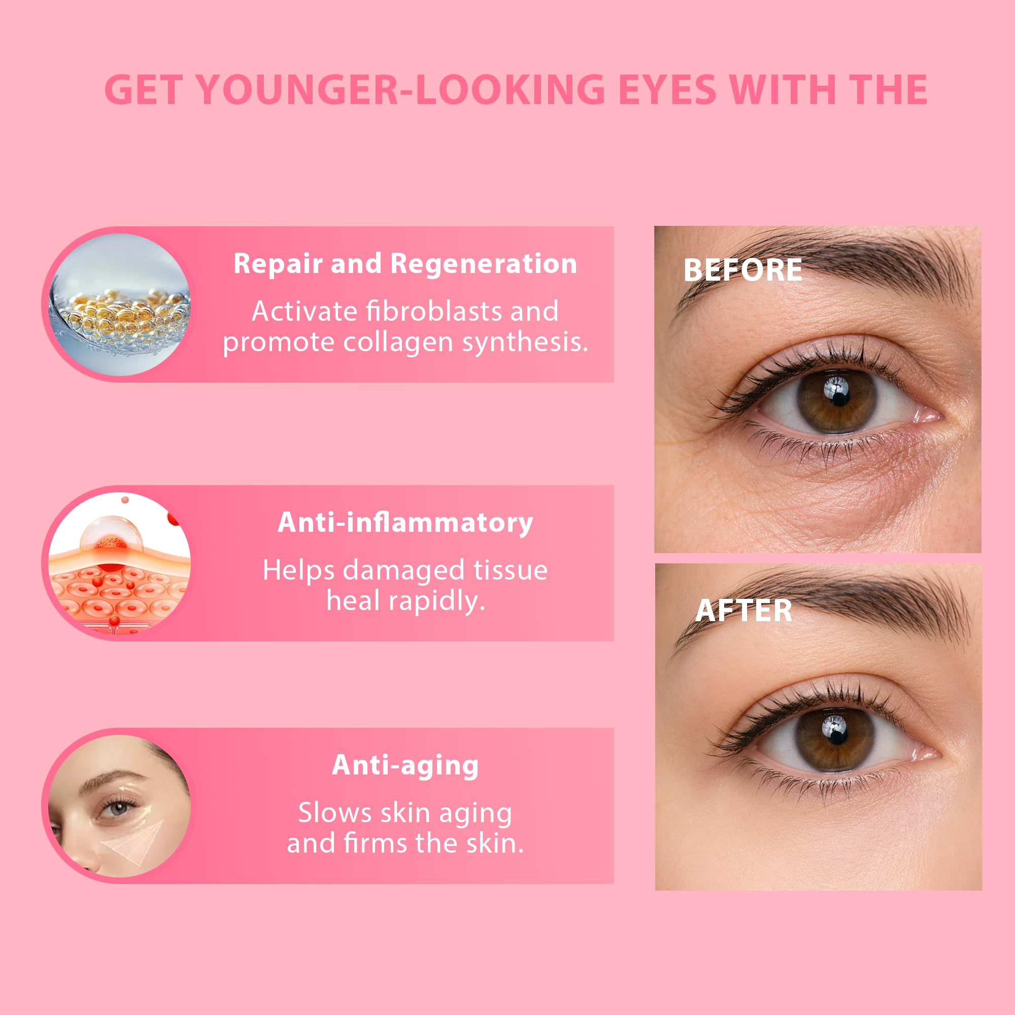 PDRN Collagen Multi Balm Stick &amp; Eye Patches Set, Pink B12 - Euralissea
