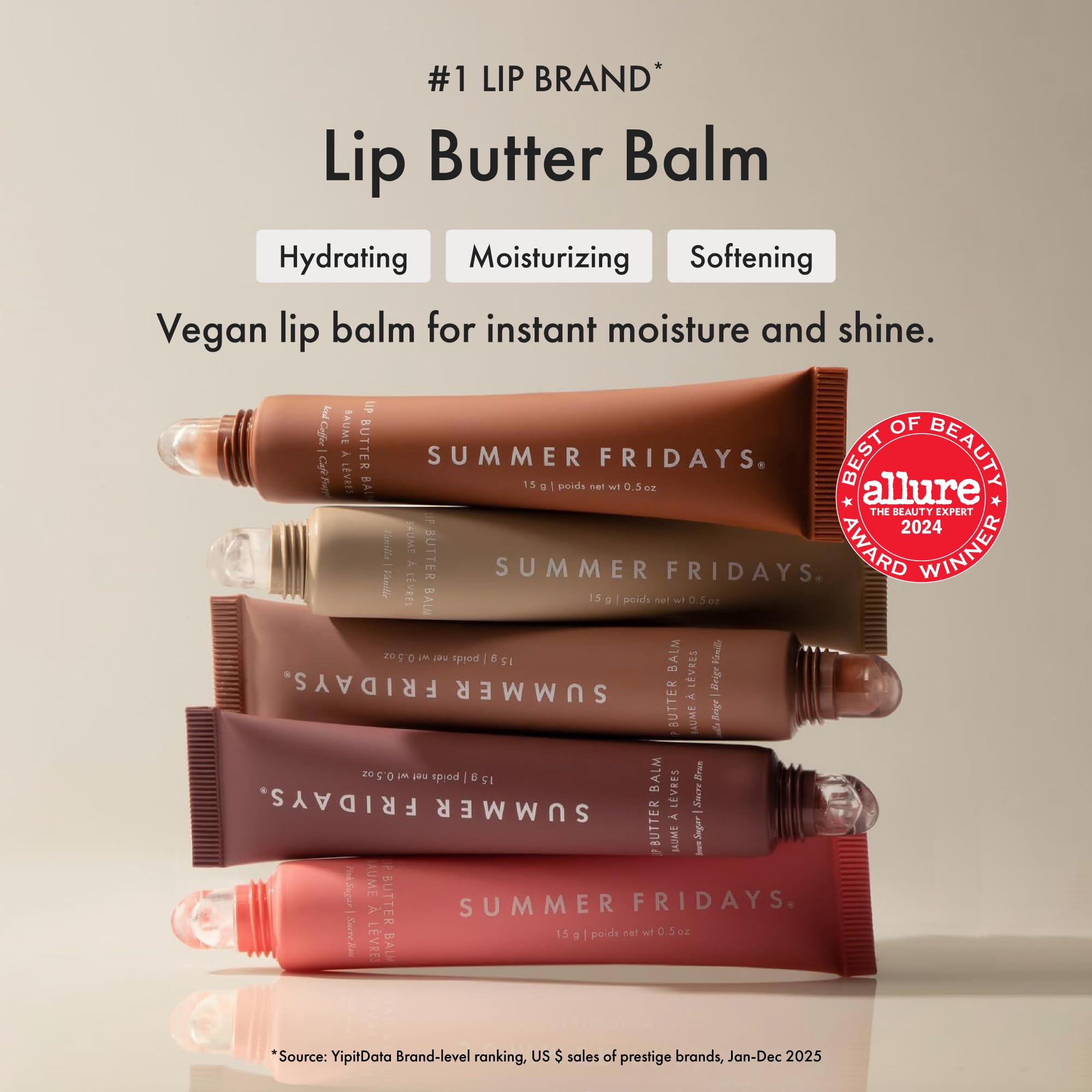 Summer Fridays Lip Butter Balm - Moisturizing Lip Gloss for Instant Sh - View 4