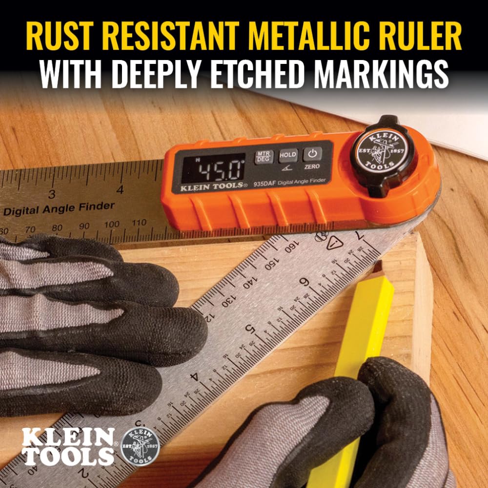 Klein Tools 935DAF Digital Angle Finder Precision - Premium Selection Official Imagery - 6