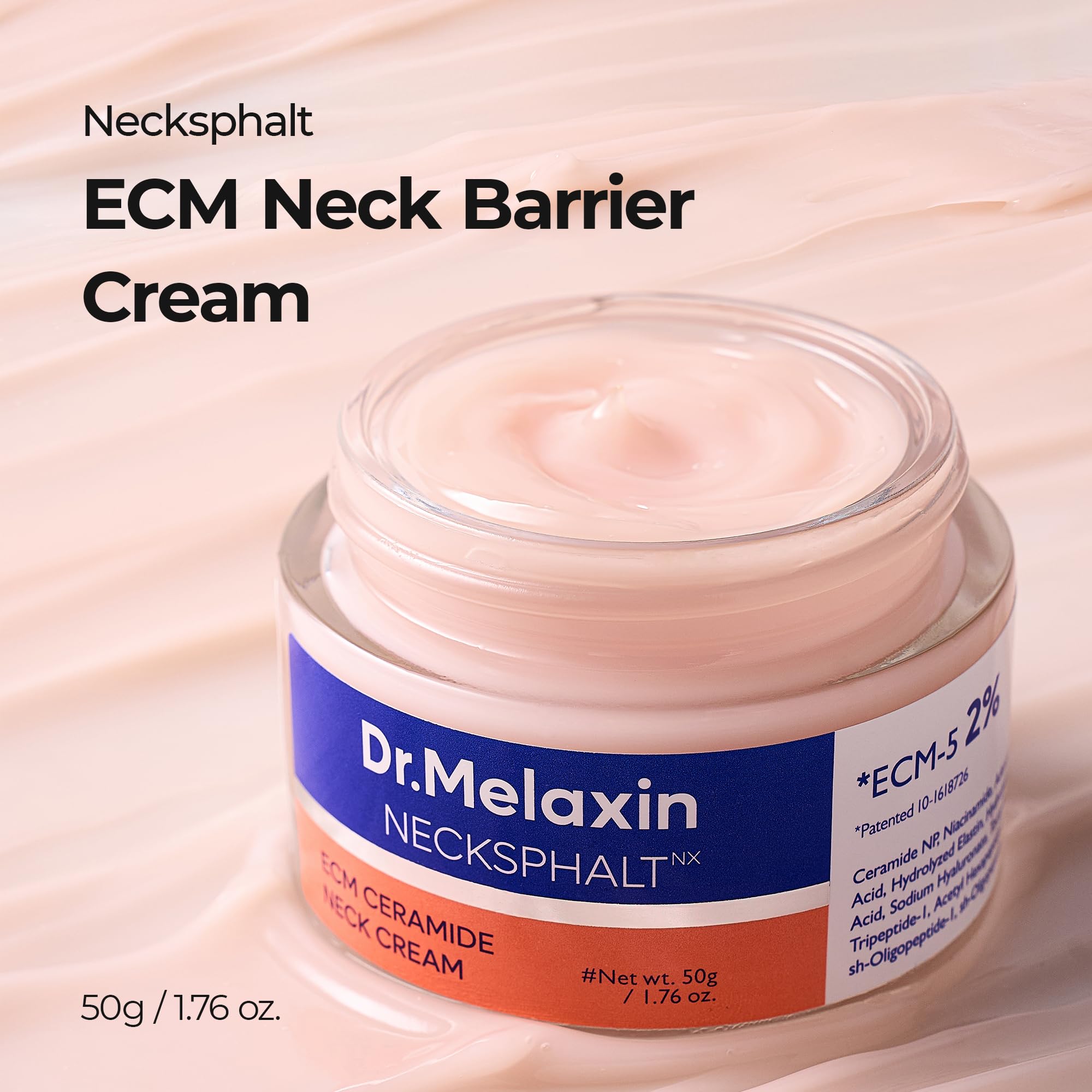 Dr.Melaxin Necksphalt Firming Cream with ECM - 5 20 & 000ppm & Firming & Lifting Neck - Dr.Melaxin Official Product View 3
