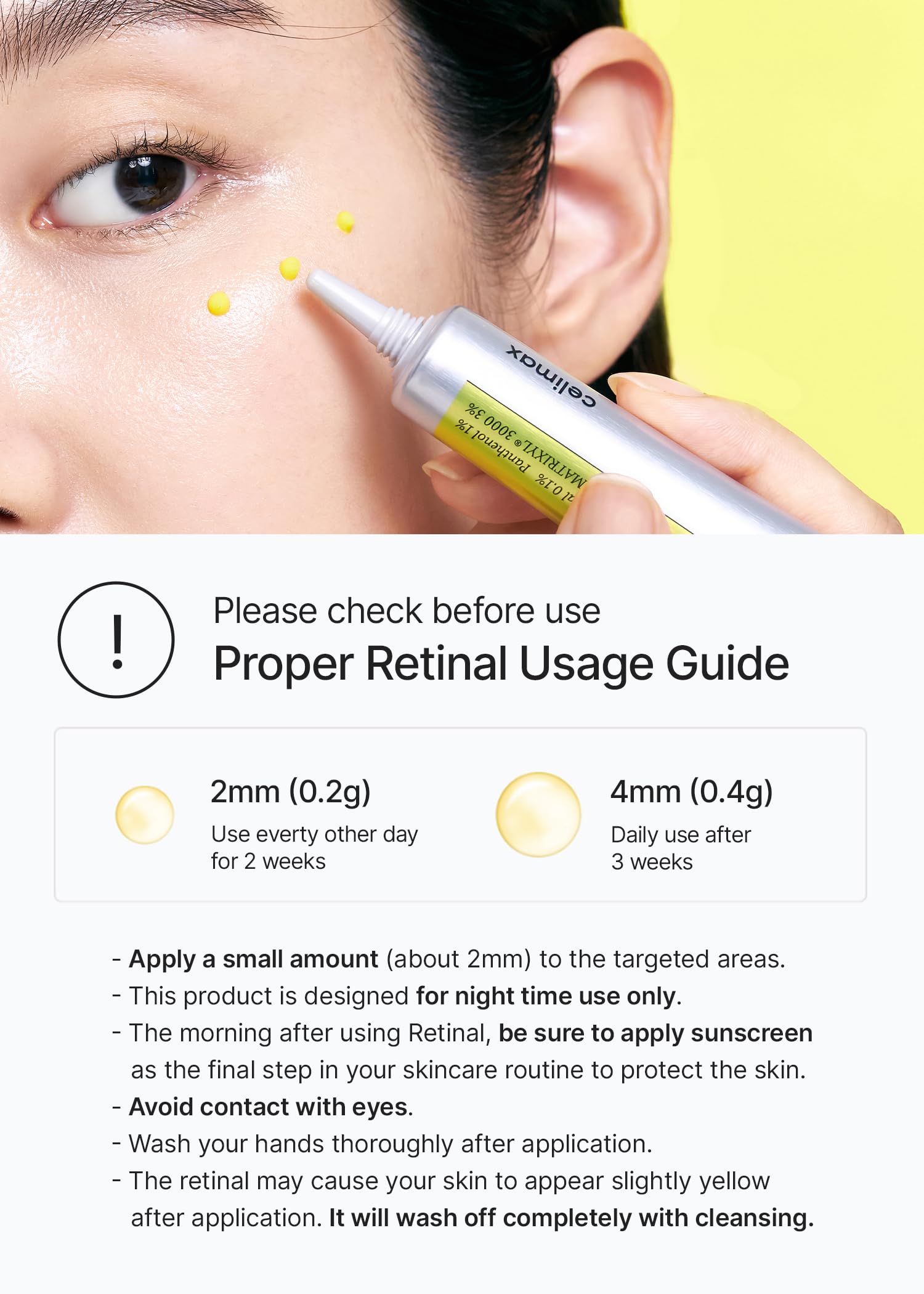 celimax The Vita Retinal Shot Tightening Booster + Pore Dark - celimax