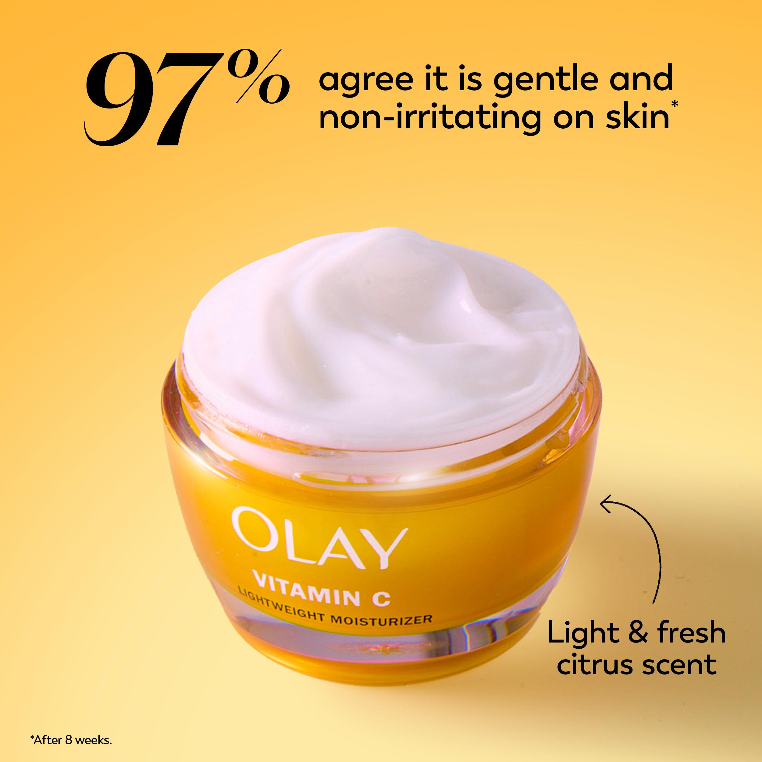 Olay Vitamin C Face Moisturizer, Brightening Cream for Women, - Olay