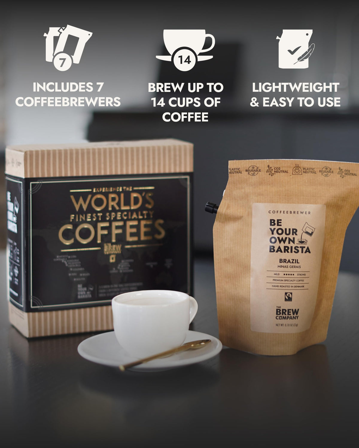 Original Gourmet Coffee Gifts for Men Women with 7 World s - Grower's Cup Official Imagery - 7