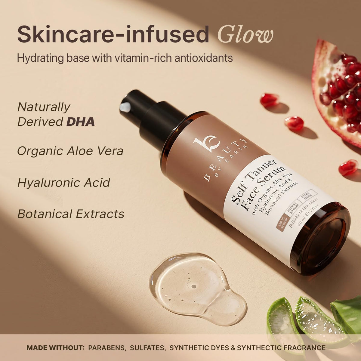 Face Tanner Serum - Beauty by Earth Official Product Imagery - 6