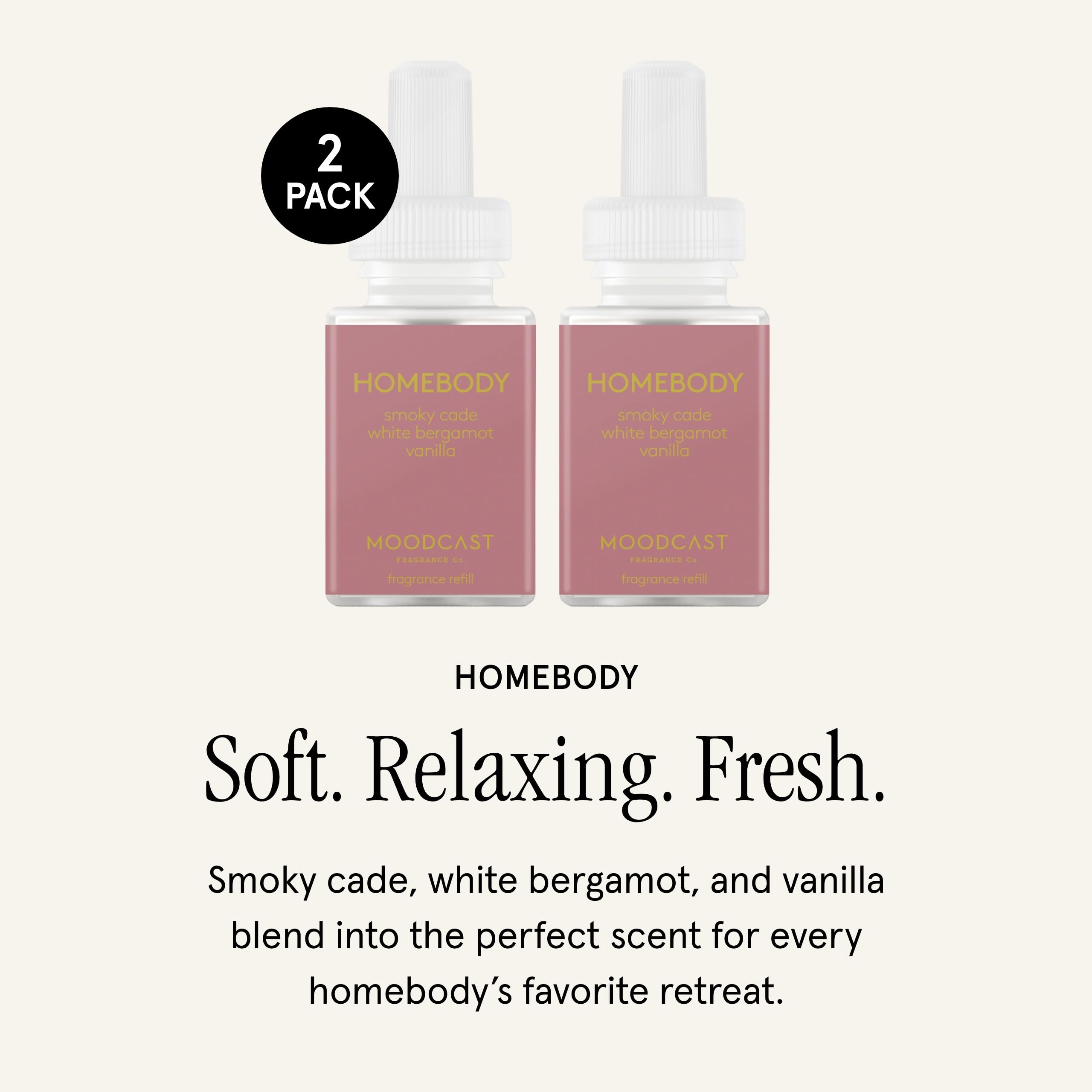 Pura x Moodcast Home Diffuser Refill, 2 Pack, Homebody - Pura Official Product View 2