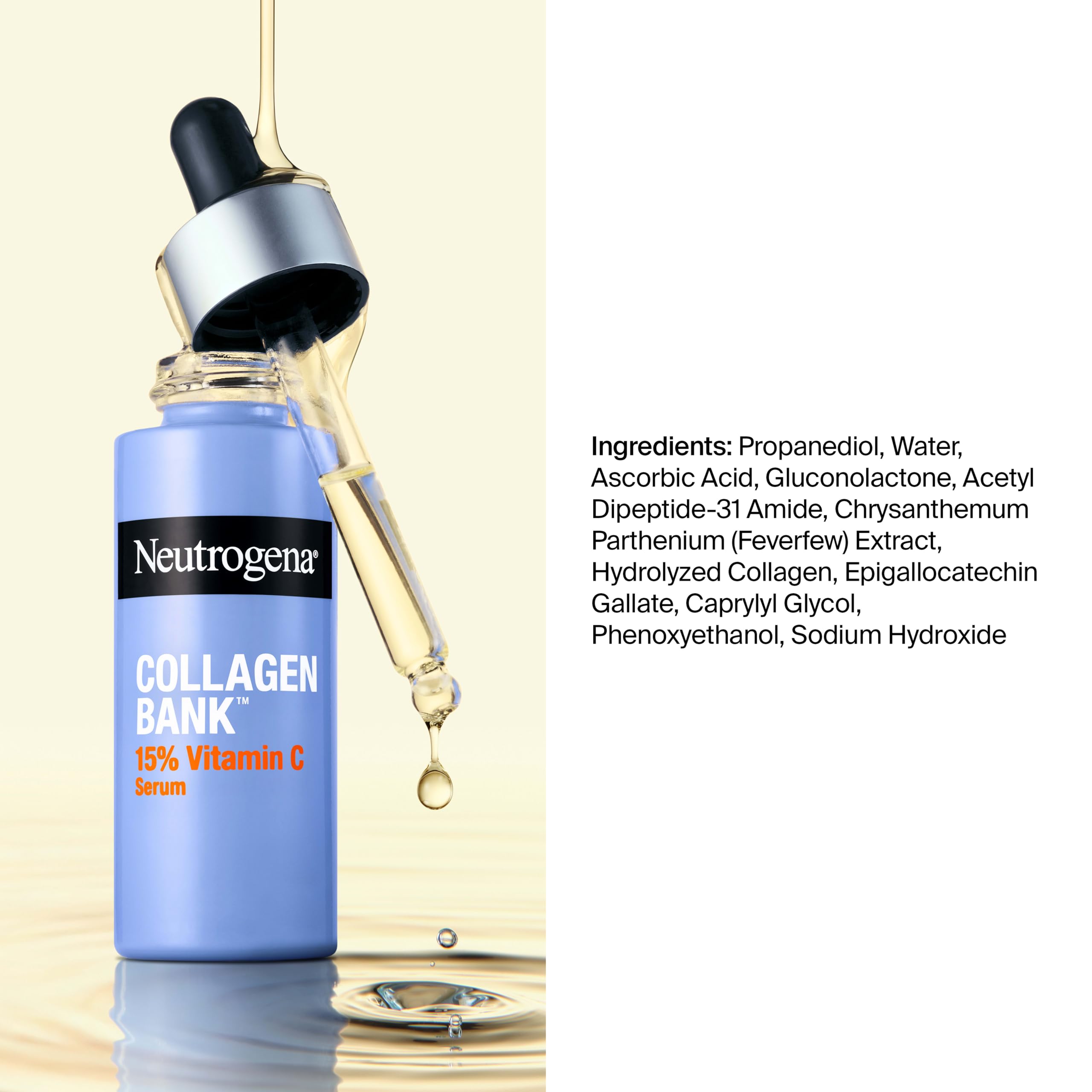 Neutrogena Collagen Bank 15%, Vitamin C Face Serum, 0.5 fl. oz - 4.2               4.2 out of 5 stars