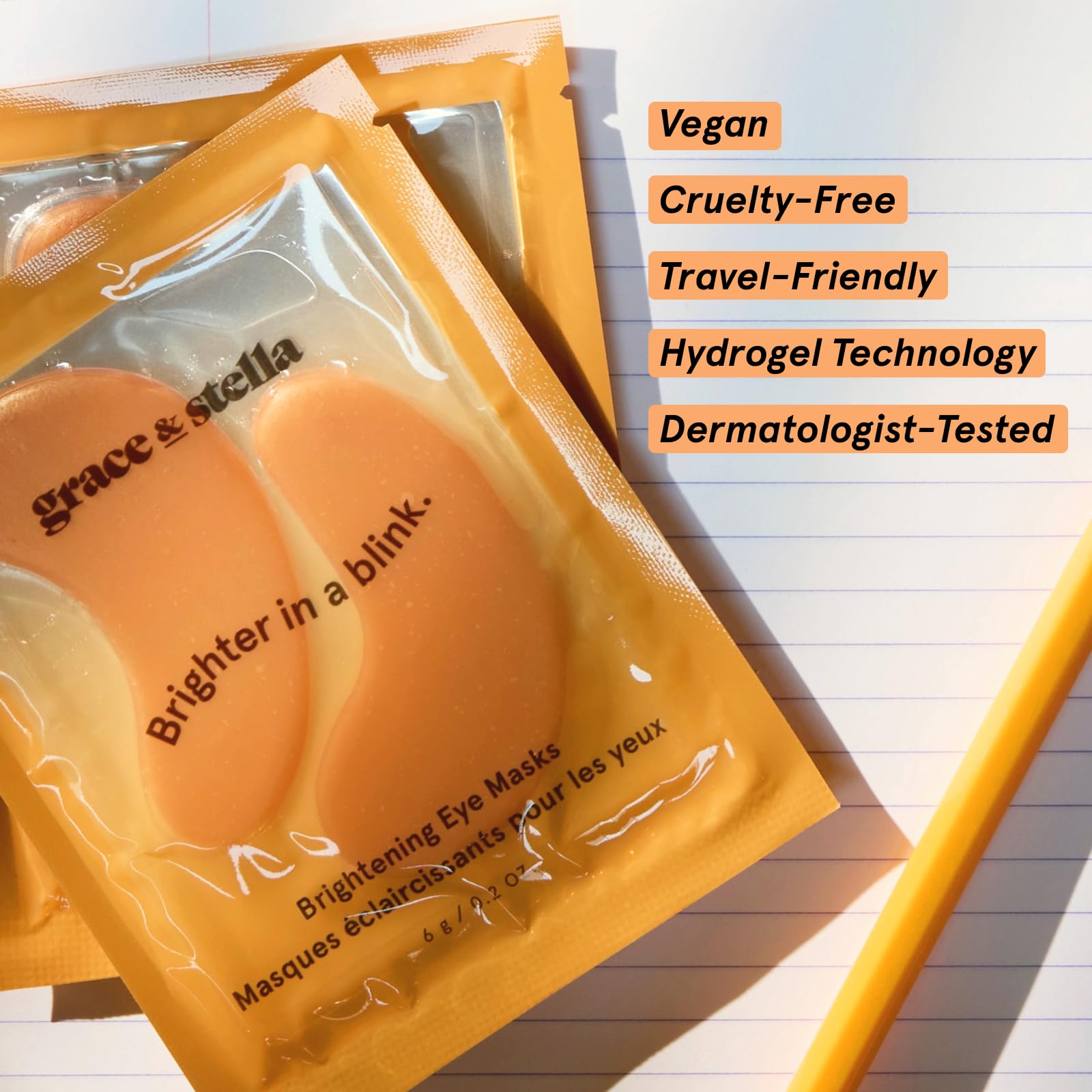 grace &amp; stella New Brightening Eye Patches for Dark Circles - grace &amp; stella