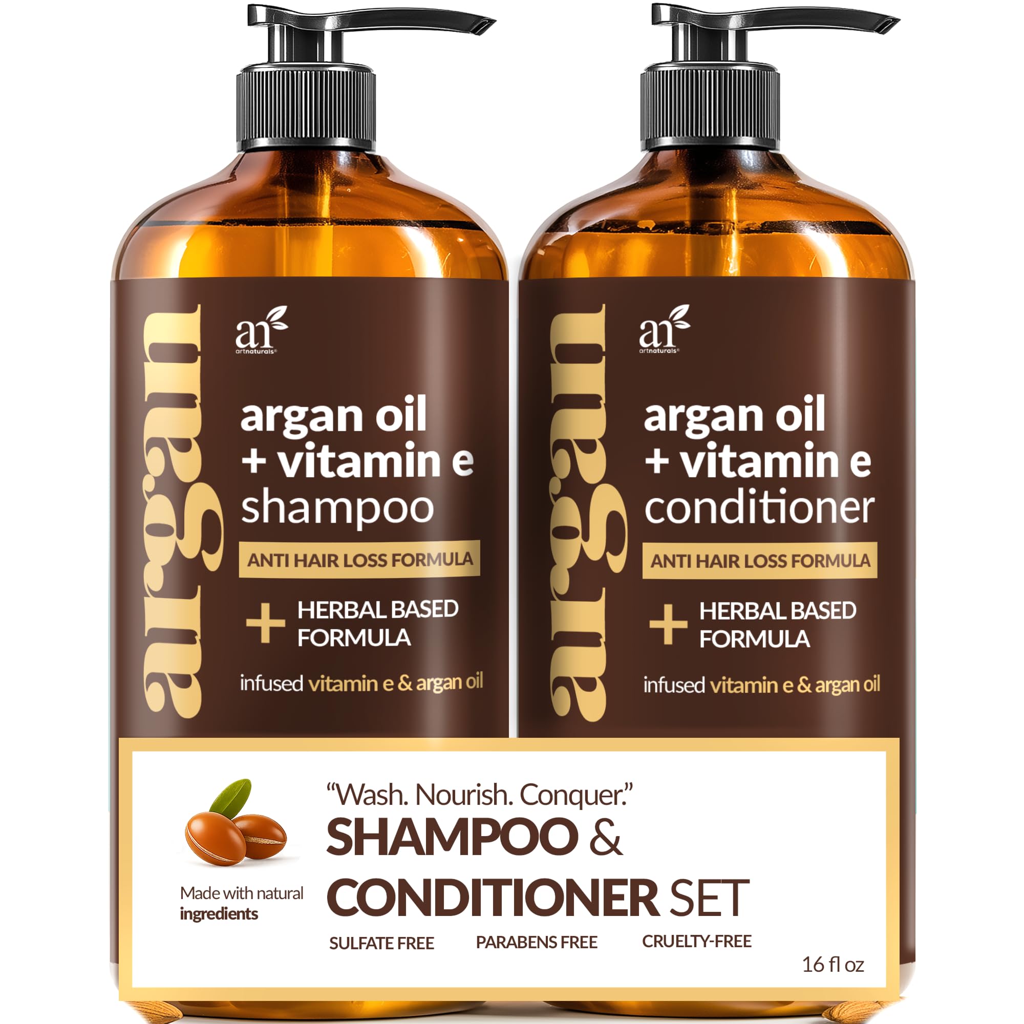 ArtNaturals Argan Oil Shampoo & Conditioner Set, 16 fl oz - Artnaturals Official Product View 10