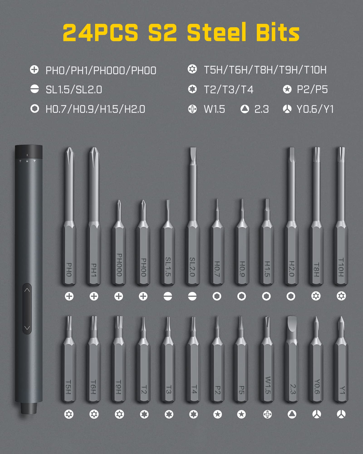 Fanttik E1 Pro Mini Electric Screwdriver Precision - Fanttik Official Imagery - 4