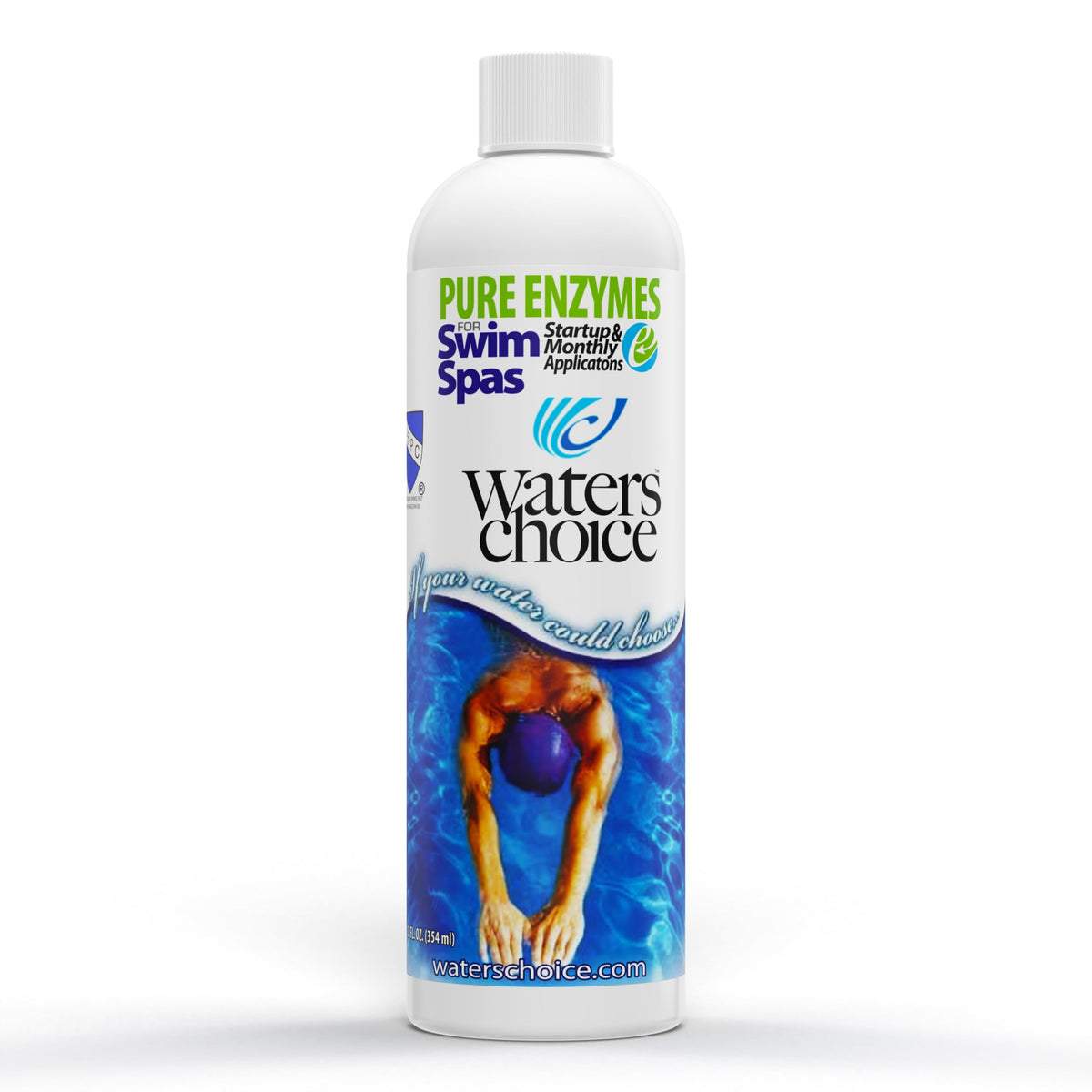 Waters Choice Swim Spa Water Clarifier Natural Enzymes 12 oz - Waters Choice, Inc Official Imagery - 2