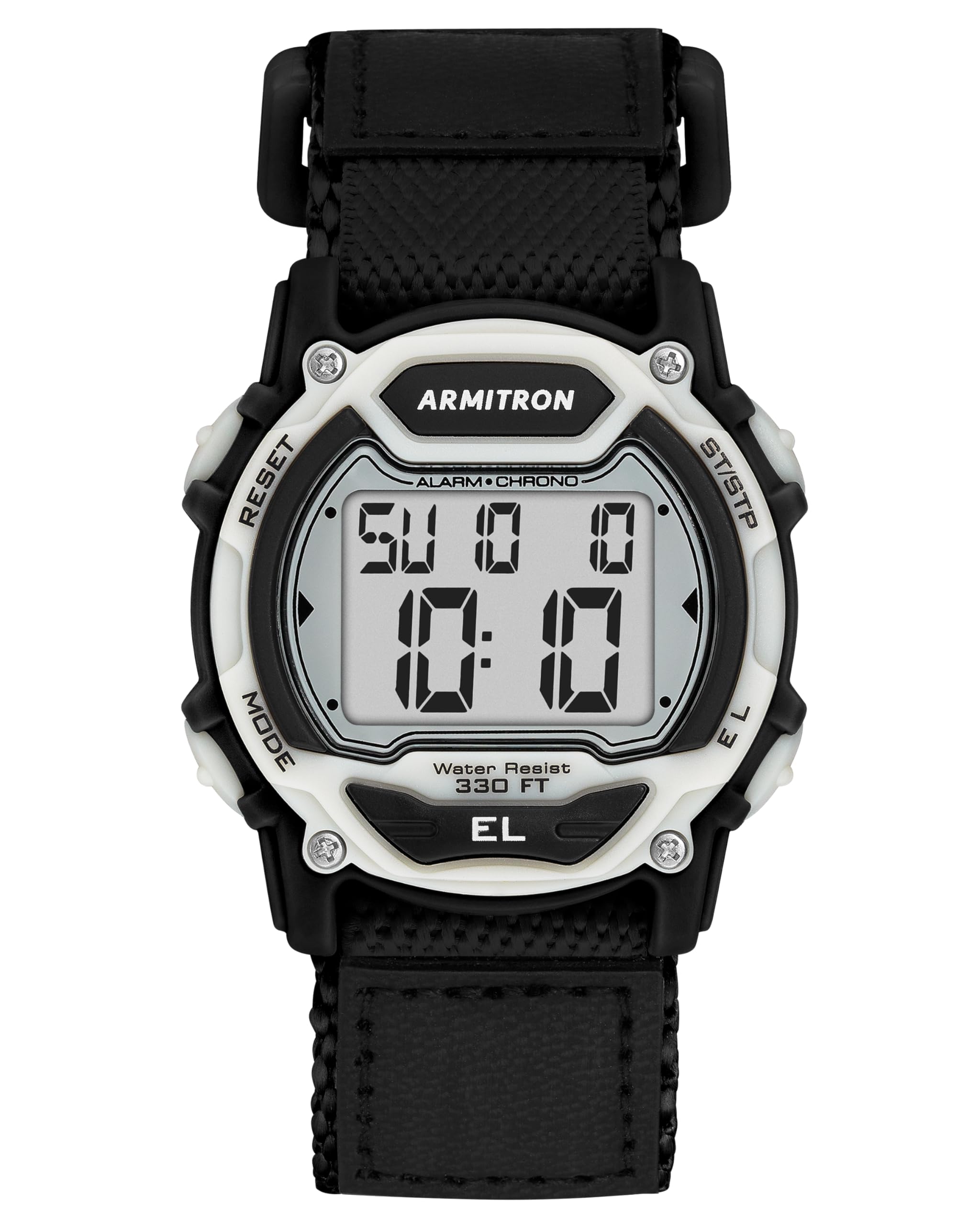 Armitron Sport Unisex Digital Chronograph Nylon Strap Watch, 45-7004 - View 6