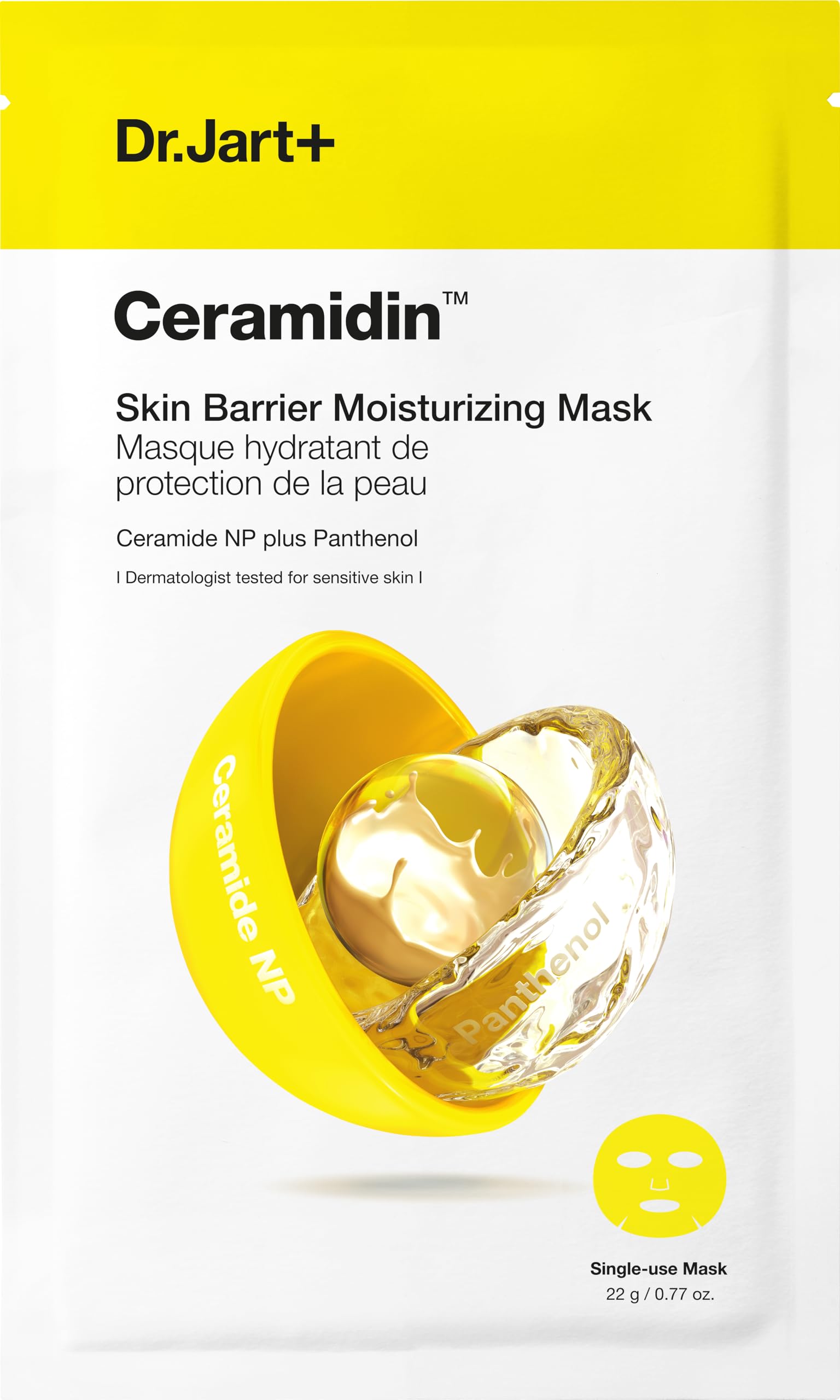 Dr.Jart+ Ceramidin Skin Barrier Moisturizing Korean Face Mask - Generic