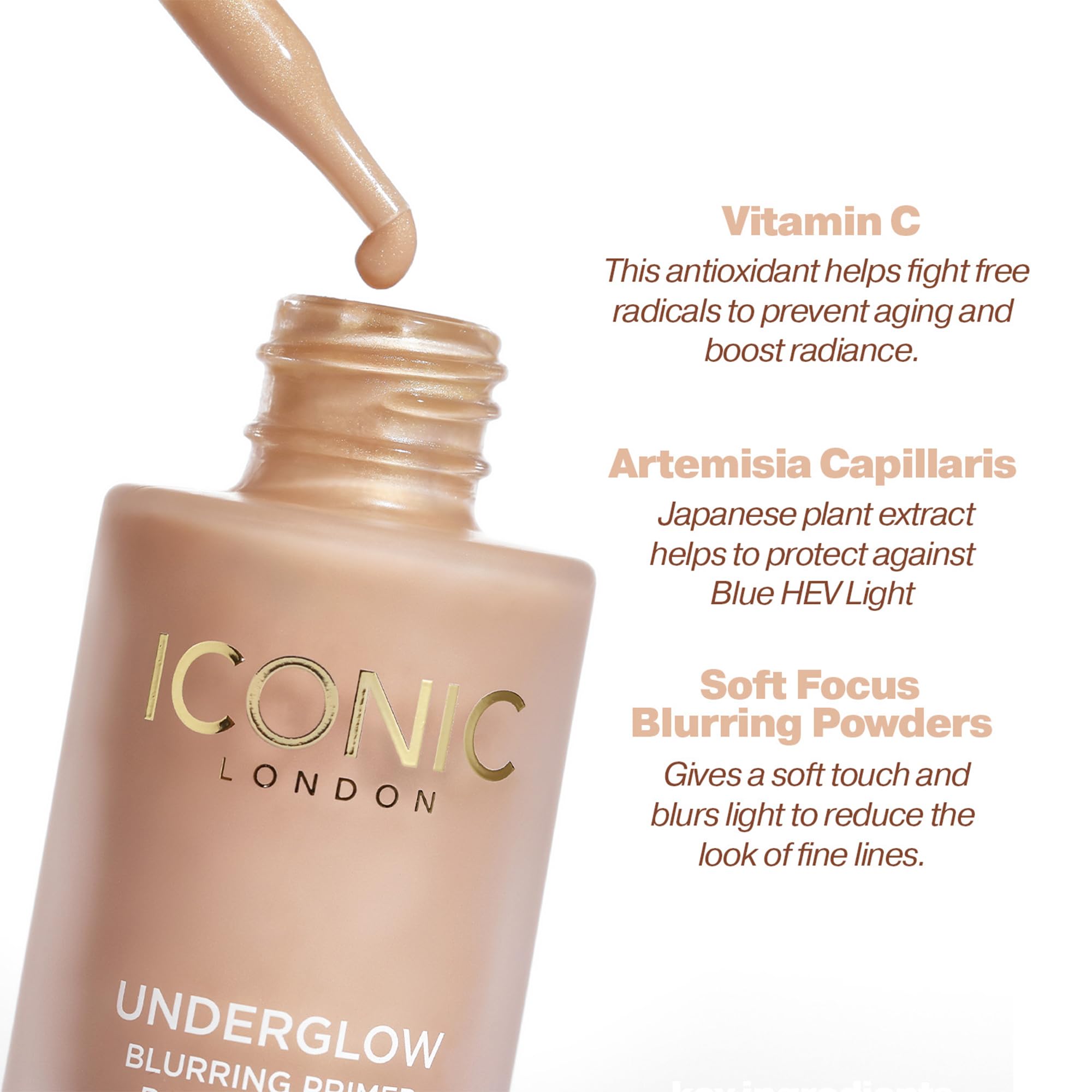 ICONIC LONDON Underglow Blurring Primer - Premium Selection Official Imagery - 5