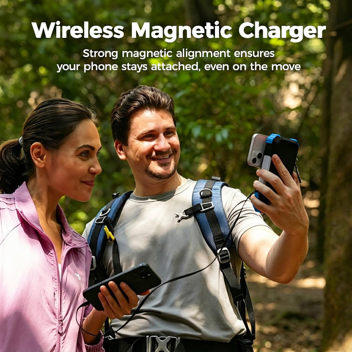 BLAVOR Solar Power Bank Built in Retractable Cable 20000mAh - BLAVOR Official Imagery - 4