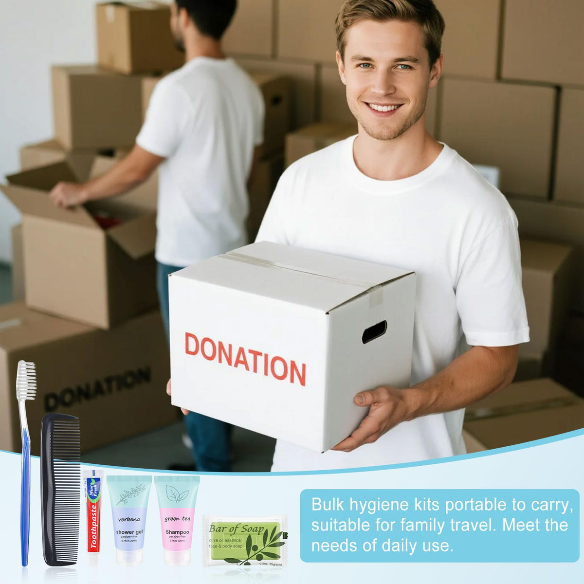 20 Homeless Hygiene Kit Bulk Basic Toiletry Kits Care - skourvut Official Imagery - 8