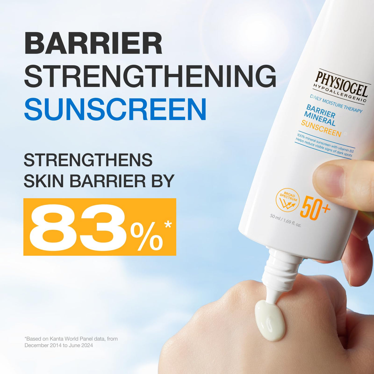 Physiogel Lightweight Moisture Korean Sunscreen Broad - PHYSIOGEL Official Imagery - 3